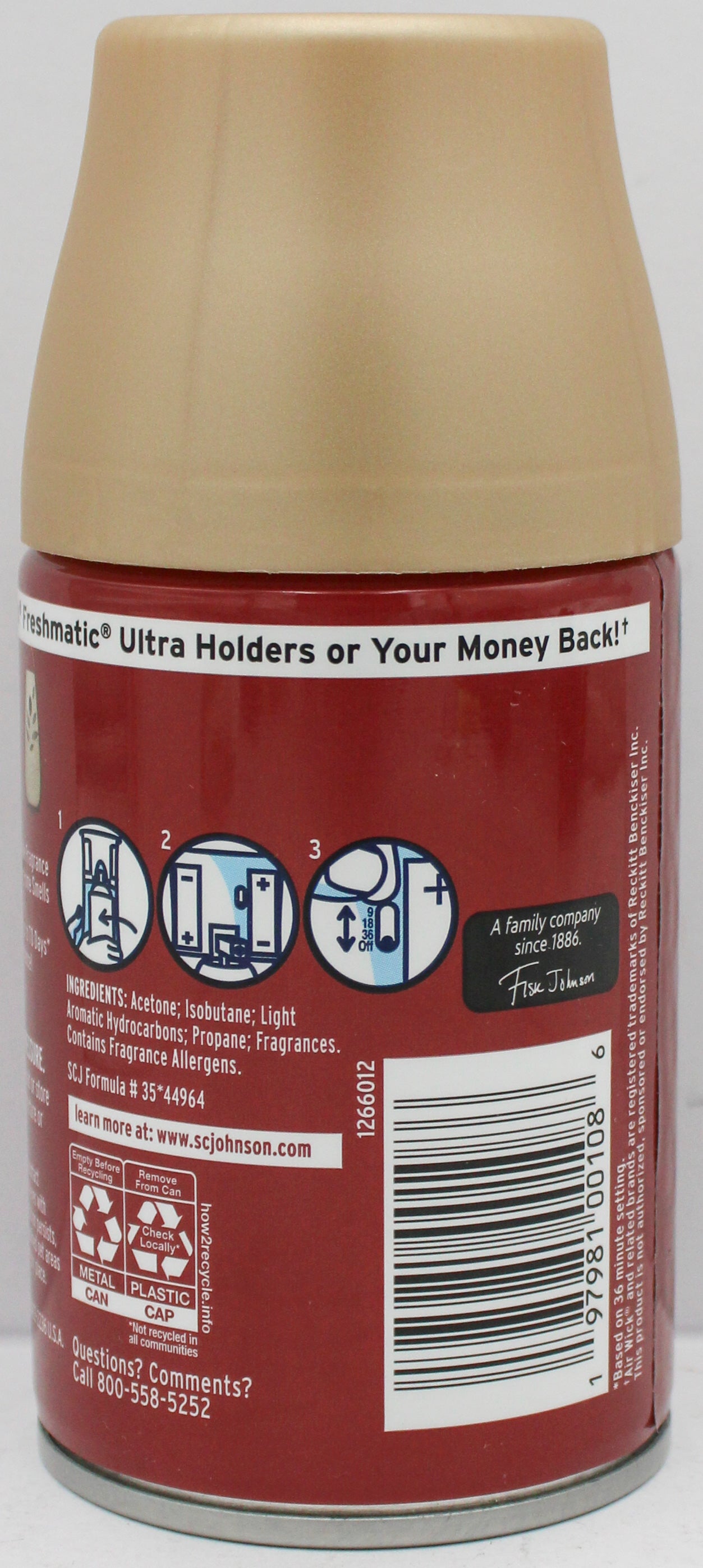 GLADE AUTOMATIC REFILL APPLE SPICE 6.2oz US