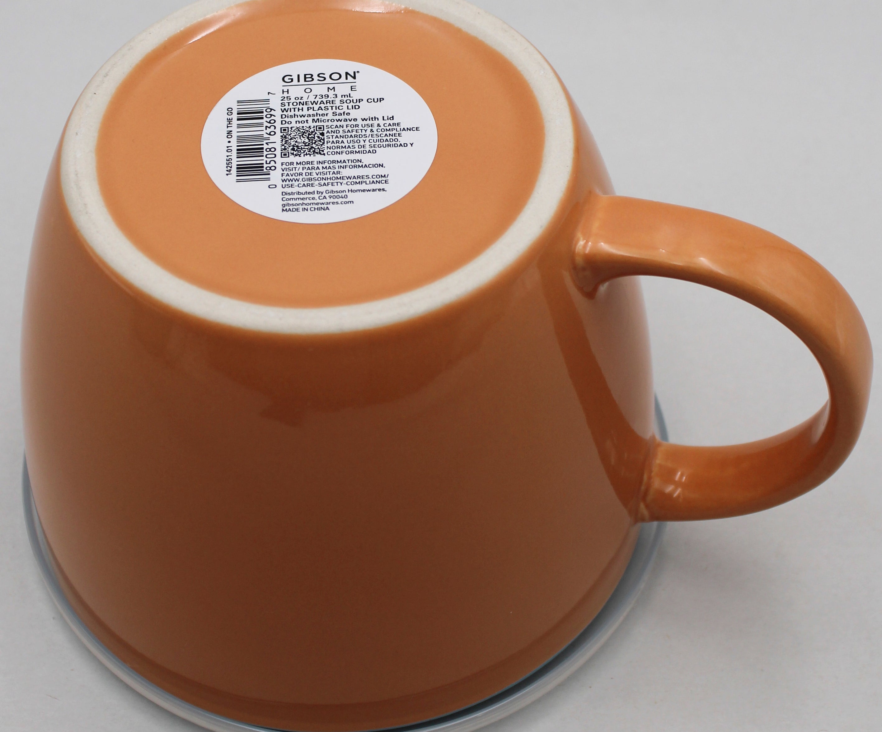 25OZ ON THE GO SOUP CUP - PEACH STONEWARE NI