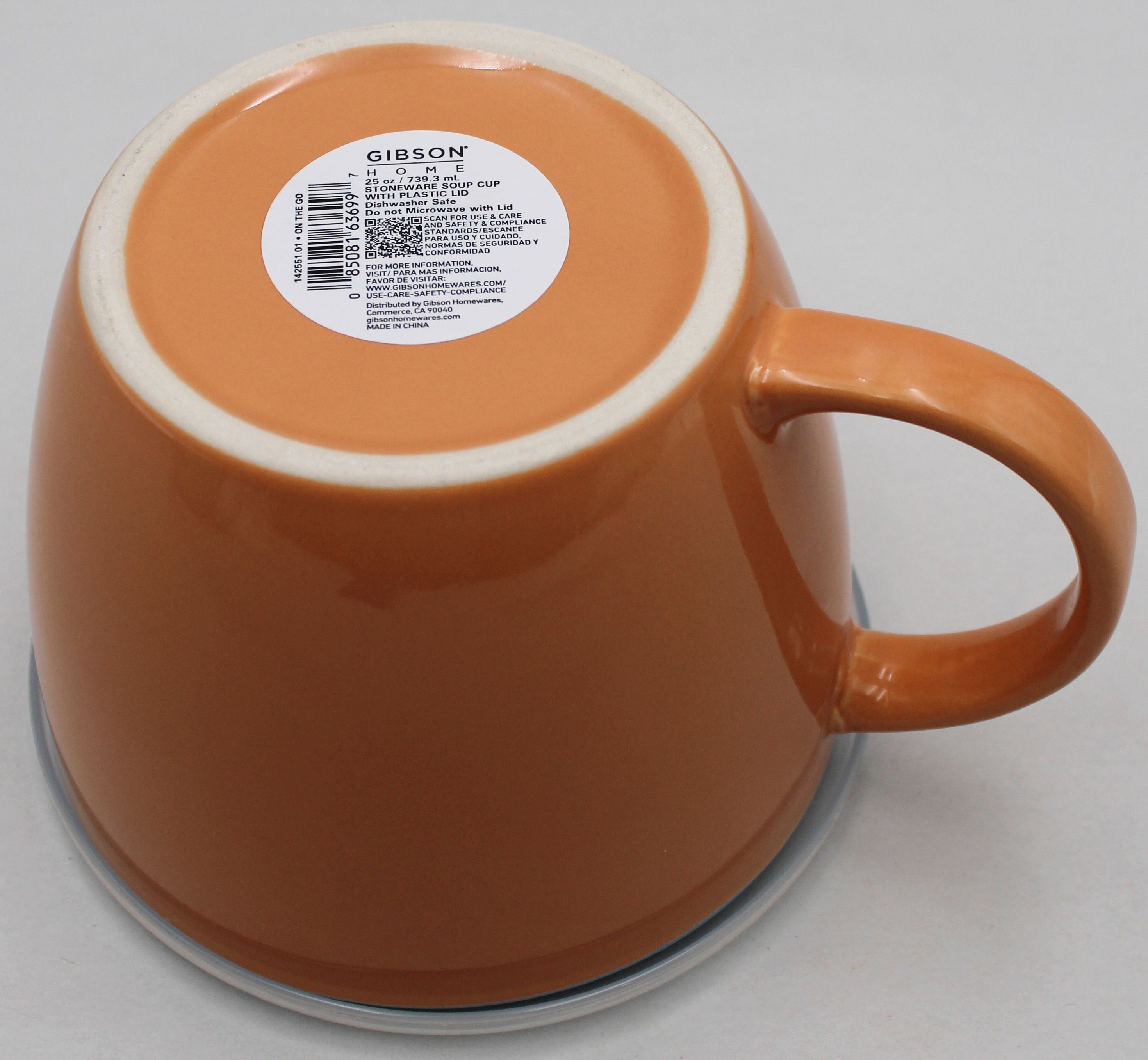 25OZ ON THE GO SOUP CUP - PEACH STONEWARE NI