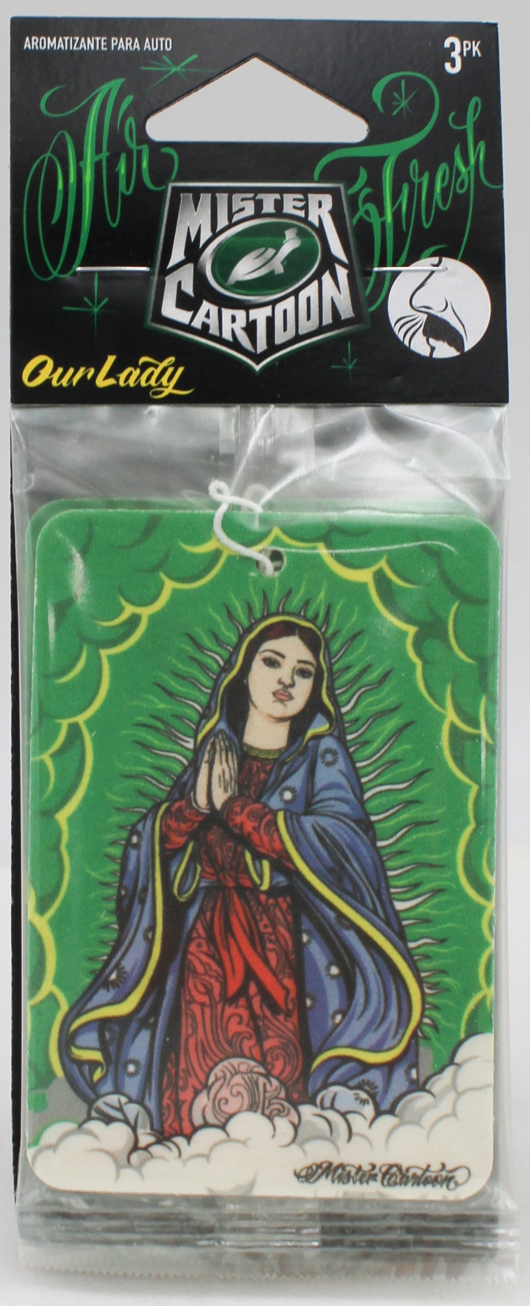 SP TURTLE WAX MISTER CARTOON AUTO AIR FRESHENER 3ct OUR LADY