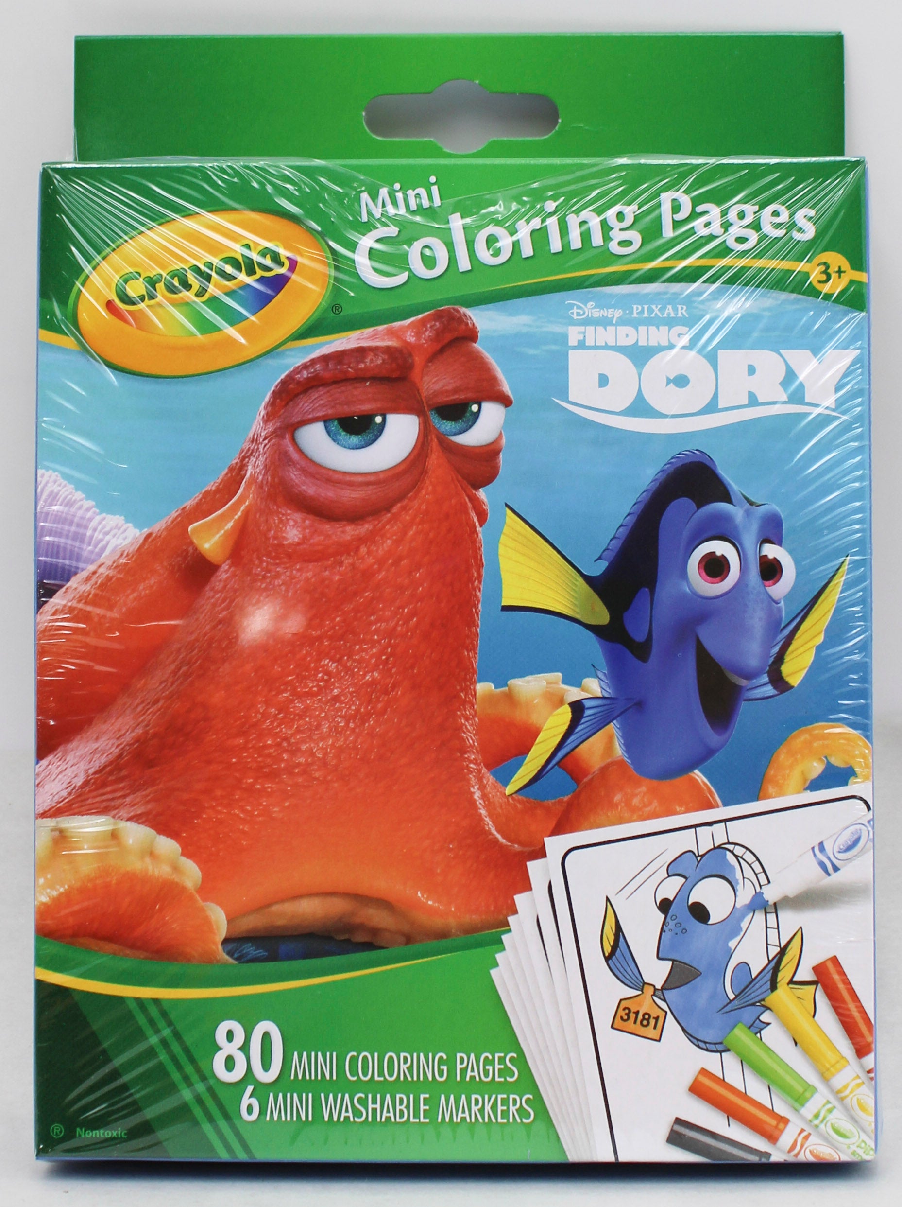 Crayola Mini Coloring Pages 80pg with Markers - Finding Dory