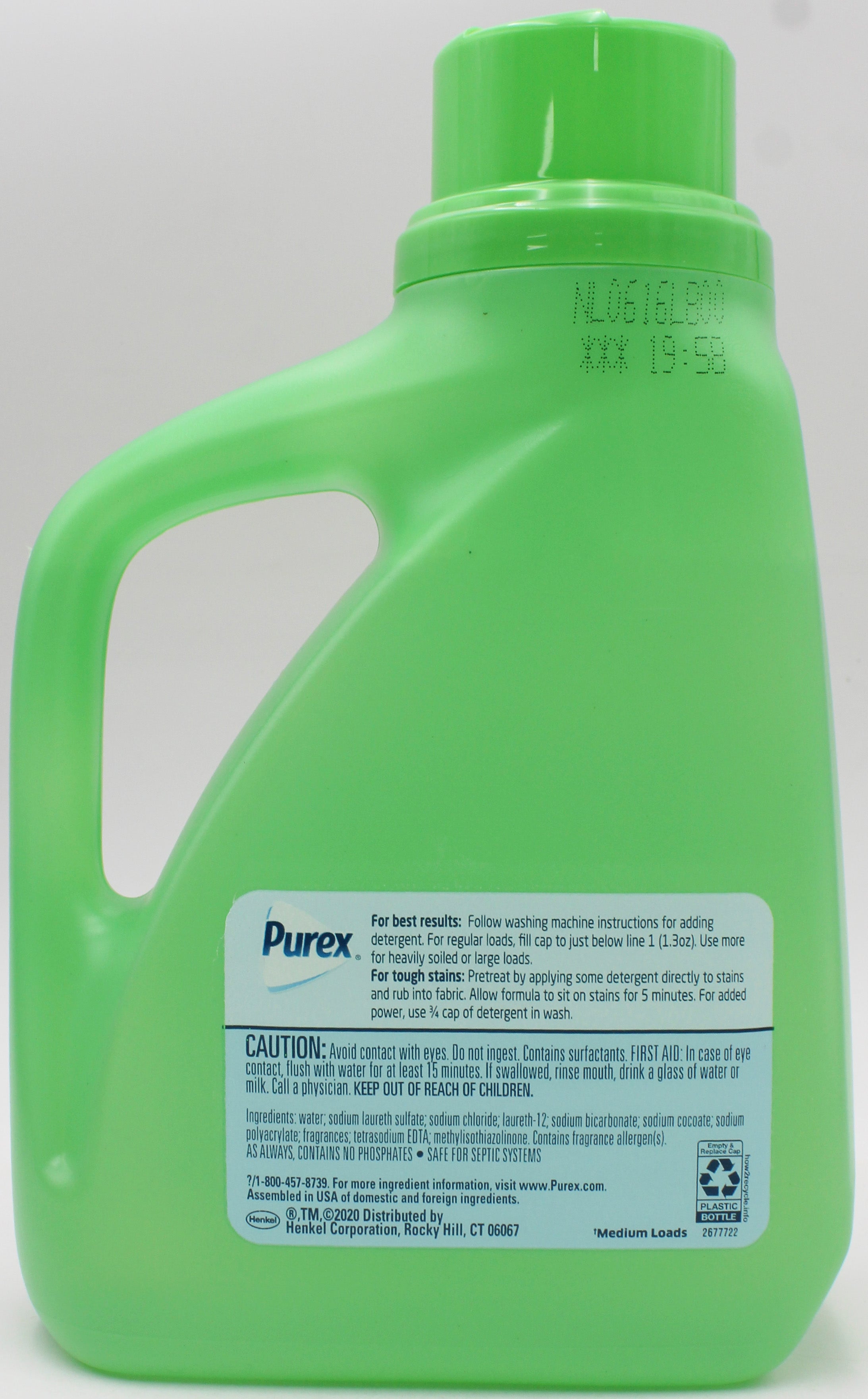 PUREX LIQUID LAUNDRY DETERGENT 50OZ- LINEN & LILLIES