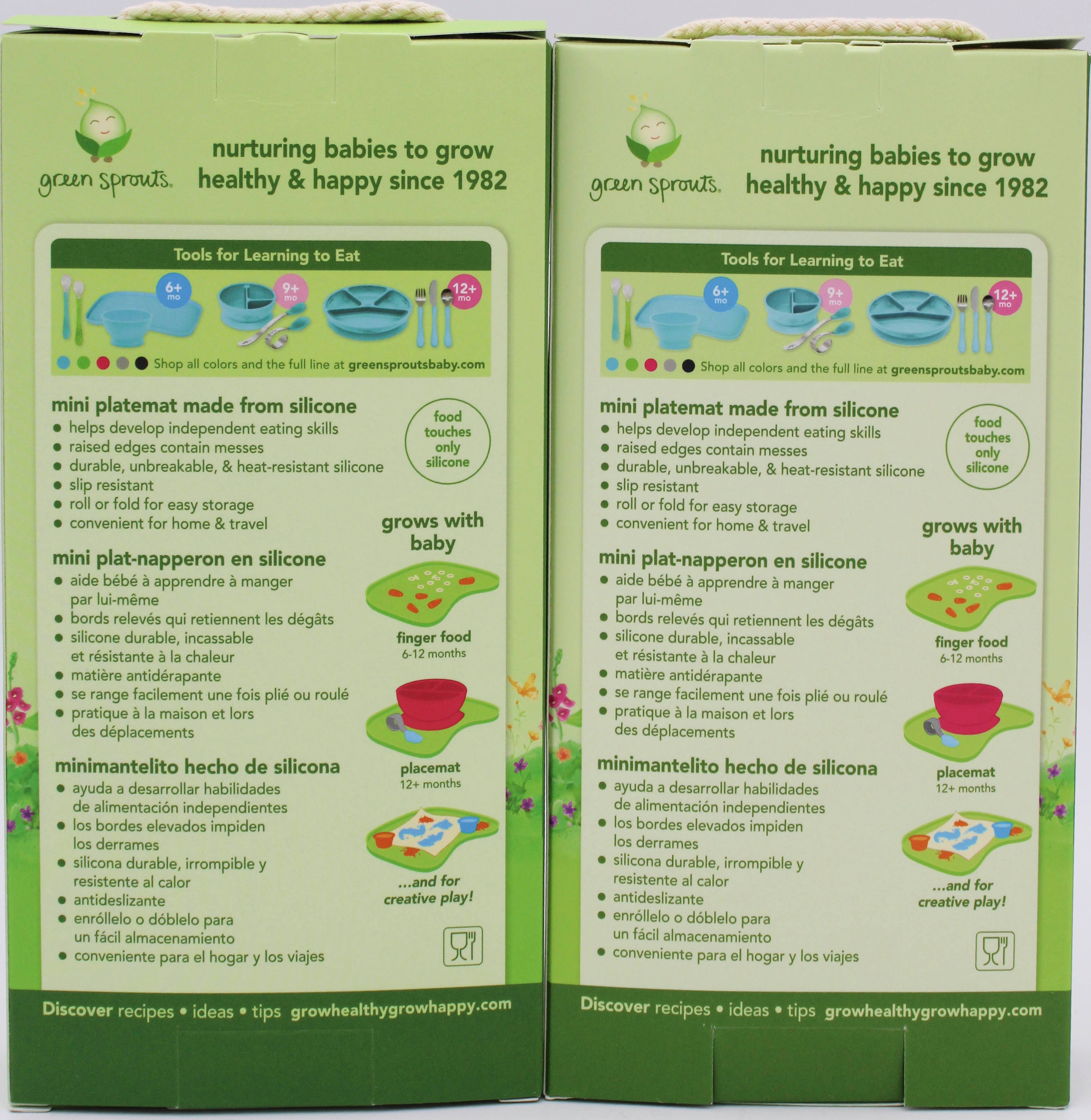 O2COOL FINGER FOOD PLACEMAT - AQUA -6MO+ NI.