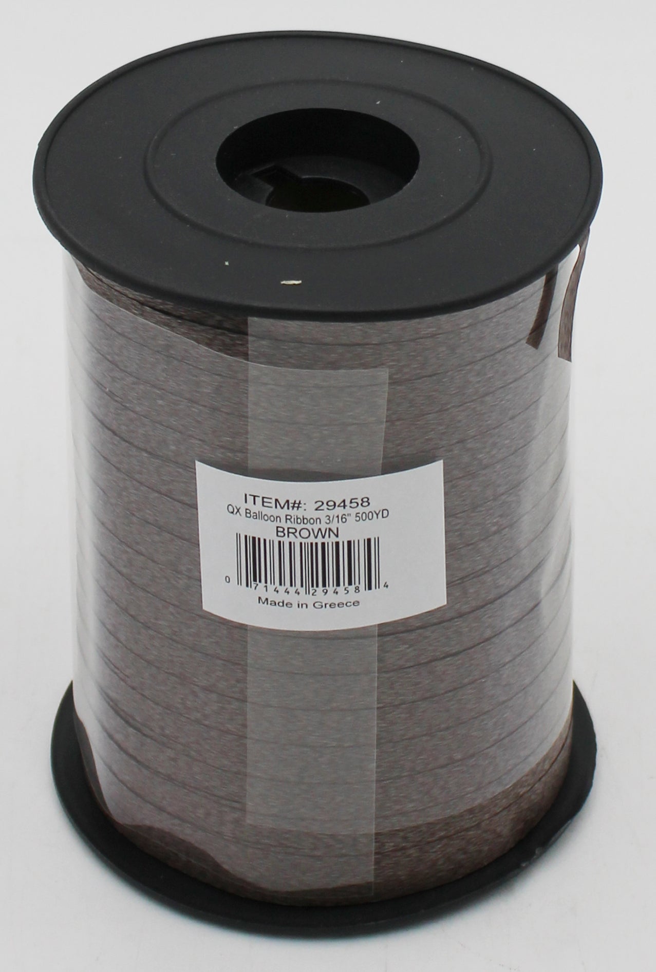 QX BALLOON RIBBON 3/16 500 YDS BROWN