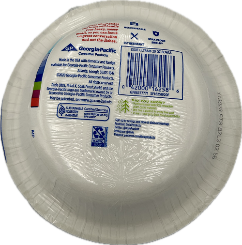 DIXIE ULTRA BOWLS 20 OZ 25CT