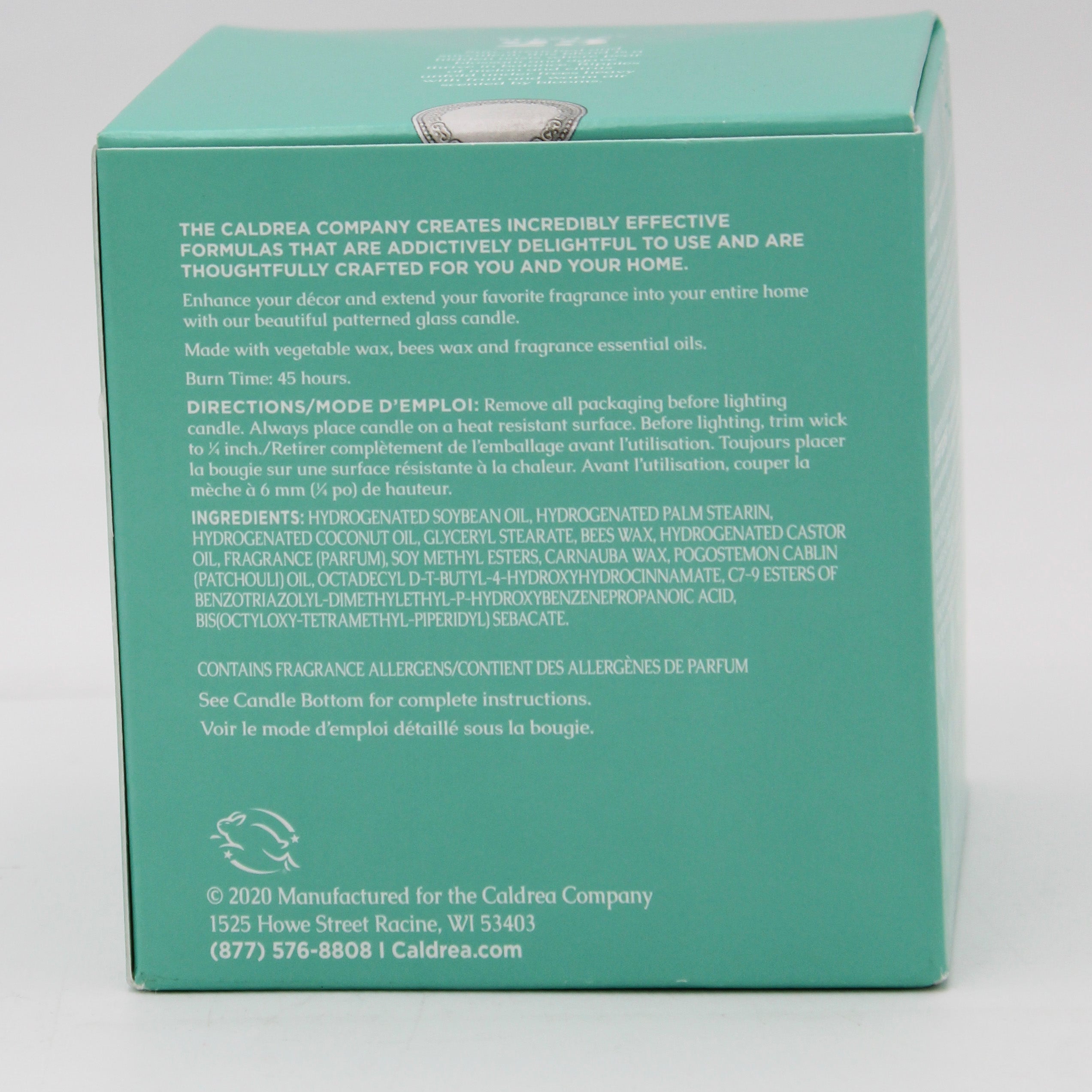 CALDREA CANDLE PEAR BLOSSOM AGAVE 8.1oz US