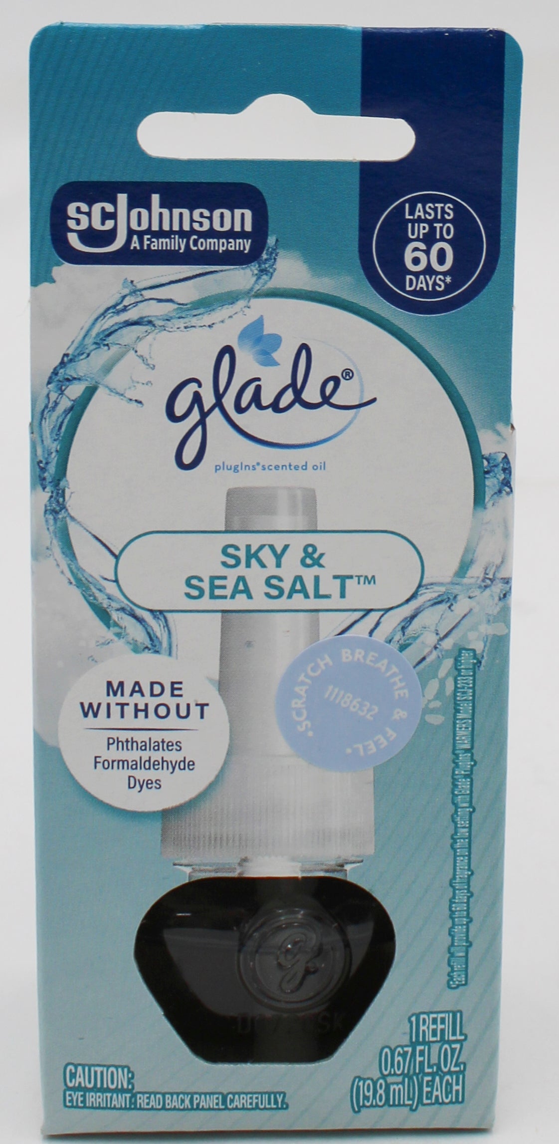 Glade Plugins Scented Oil Sky & Sea Salt 0.67oz 1ct