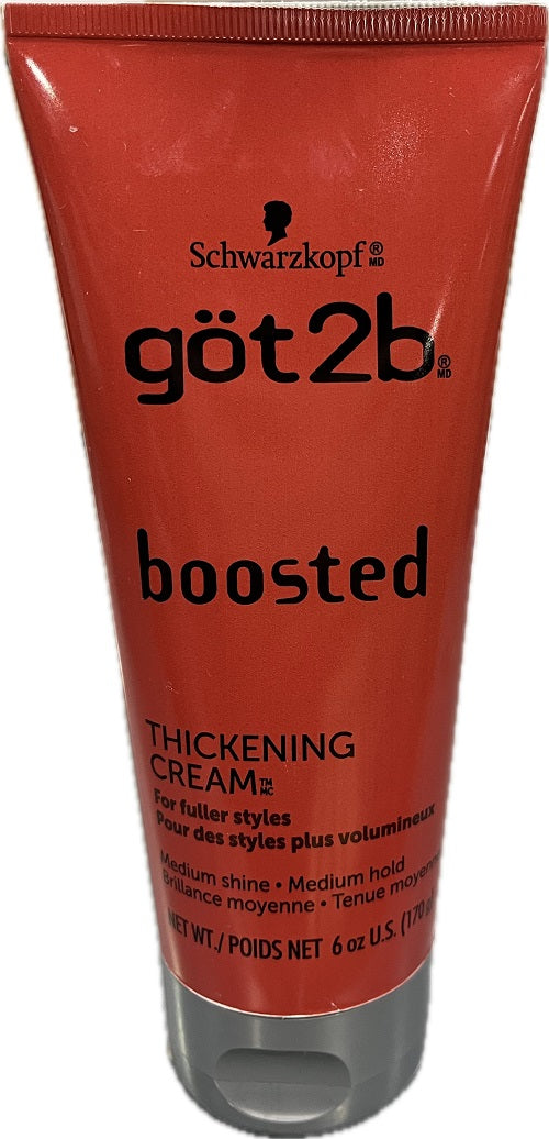 SP SCHWARZKOPF GOT2B BOOSTED THICKENING CREAM  6oz