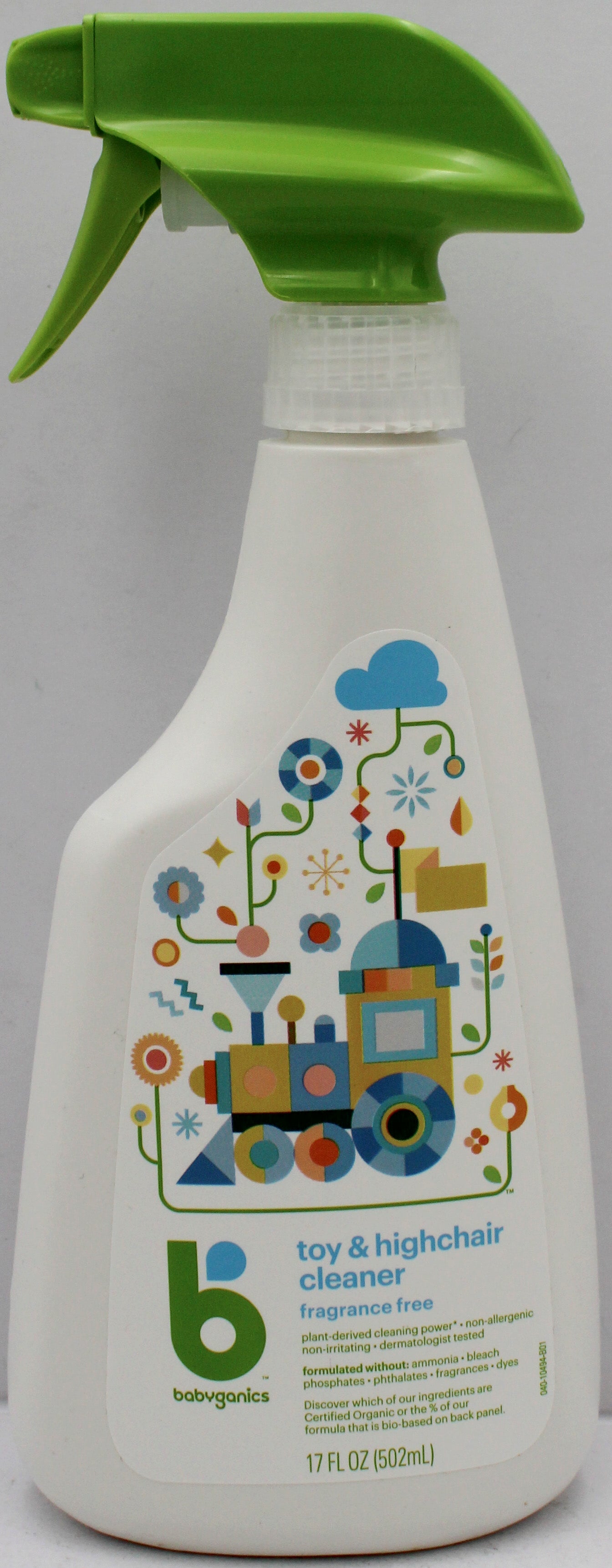 BABYGANICS TOY & HIGHCHAIR CLEANER FRAGRANCE FREE 17oz US