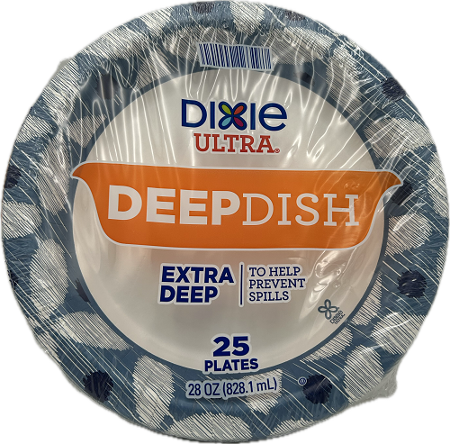 DIXIE ULTRA DEEP DISH 9 9/16 IN 25CT