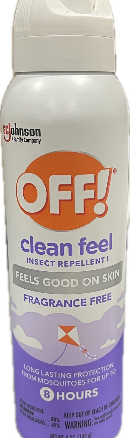 SP OFF CLEAN FEEL INSECT REPELLENT GOOD ON SKIN 5oz