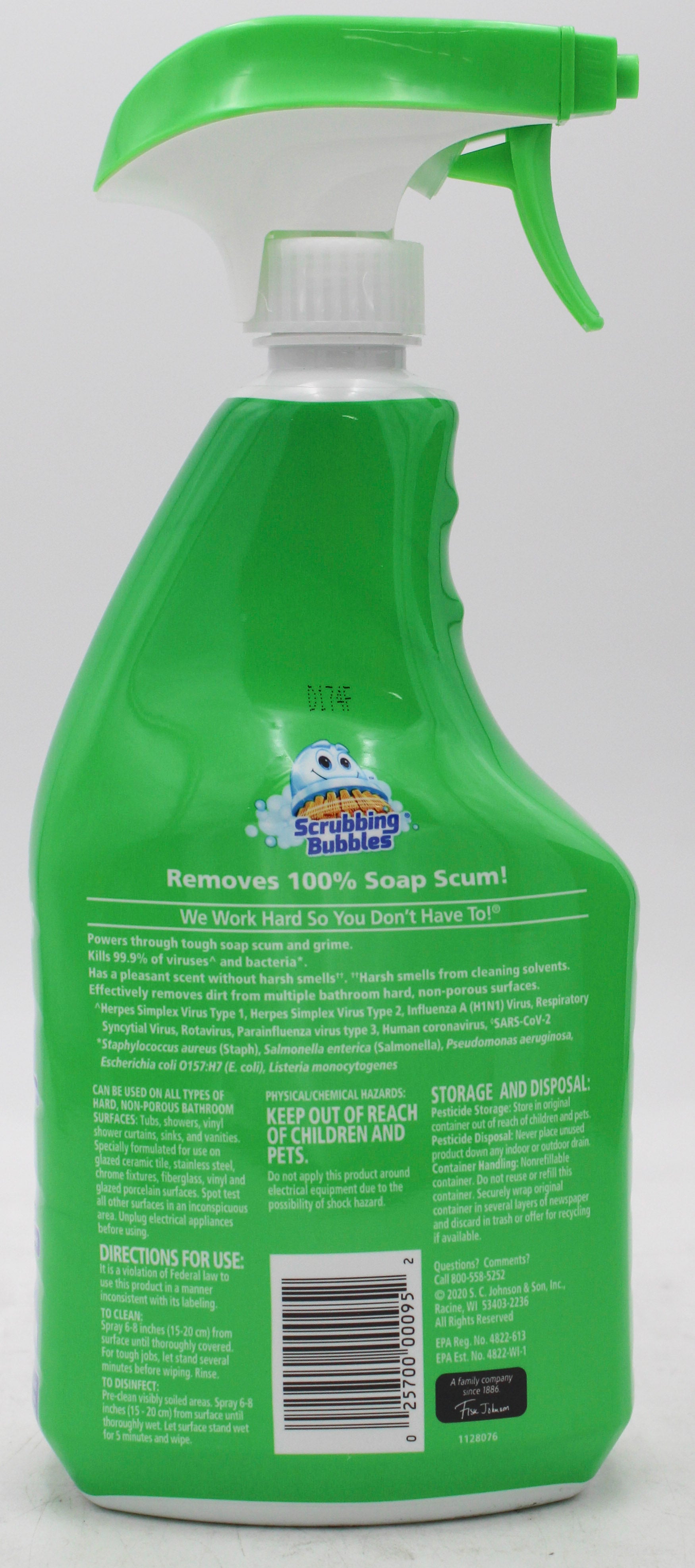 SP SCRUBBING BUBBLES BATHROOM CLEANER 32oz RAINSHOWER