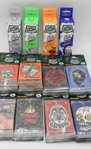 SP MISTER CARTOON AUTO FOGGER & 3CT AIR FRESHENER ASSORTER DISPLAY