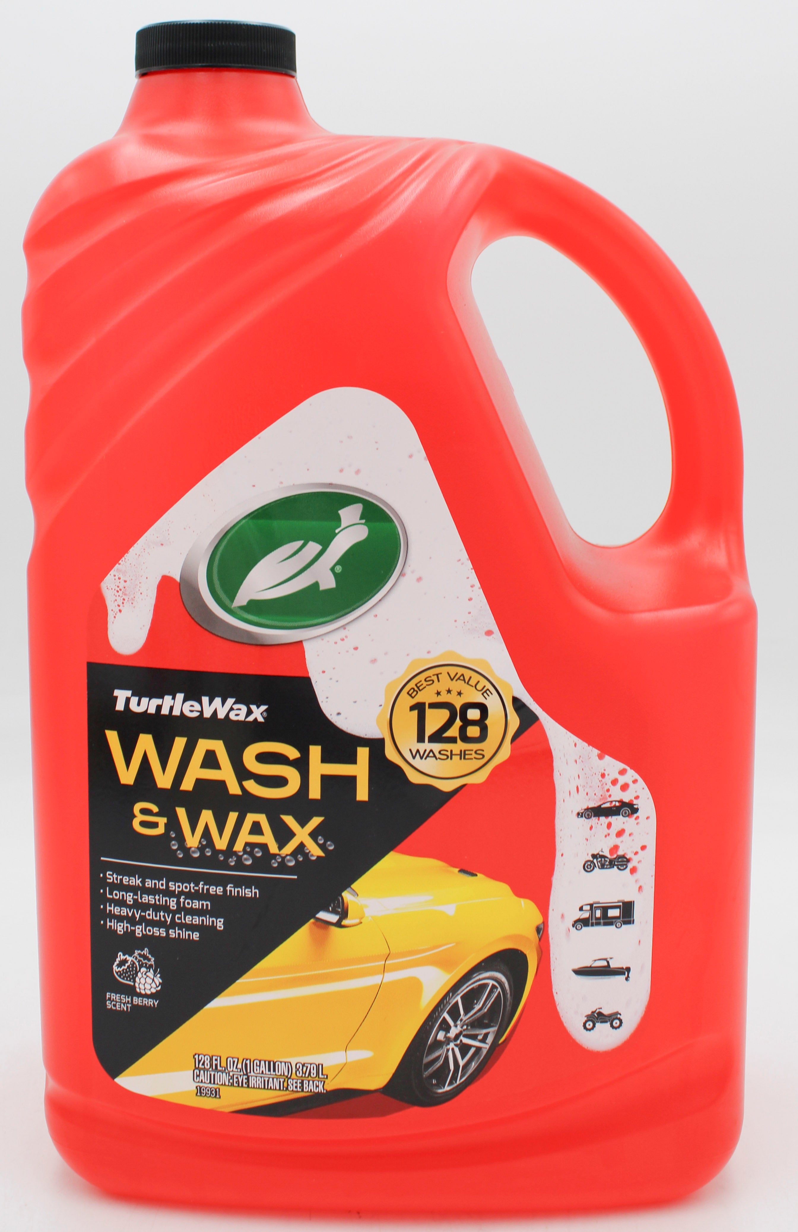 SP TURTLE WASH & WAX FRESH BERRY SCENT 128 oz'