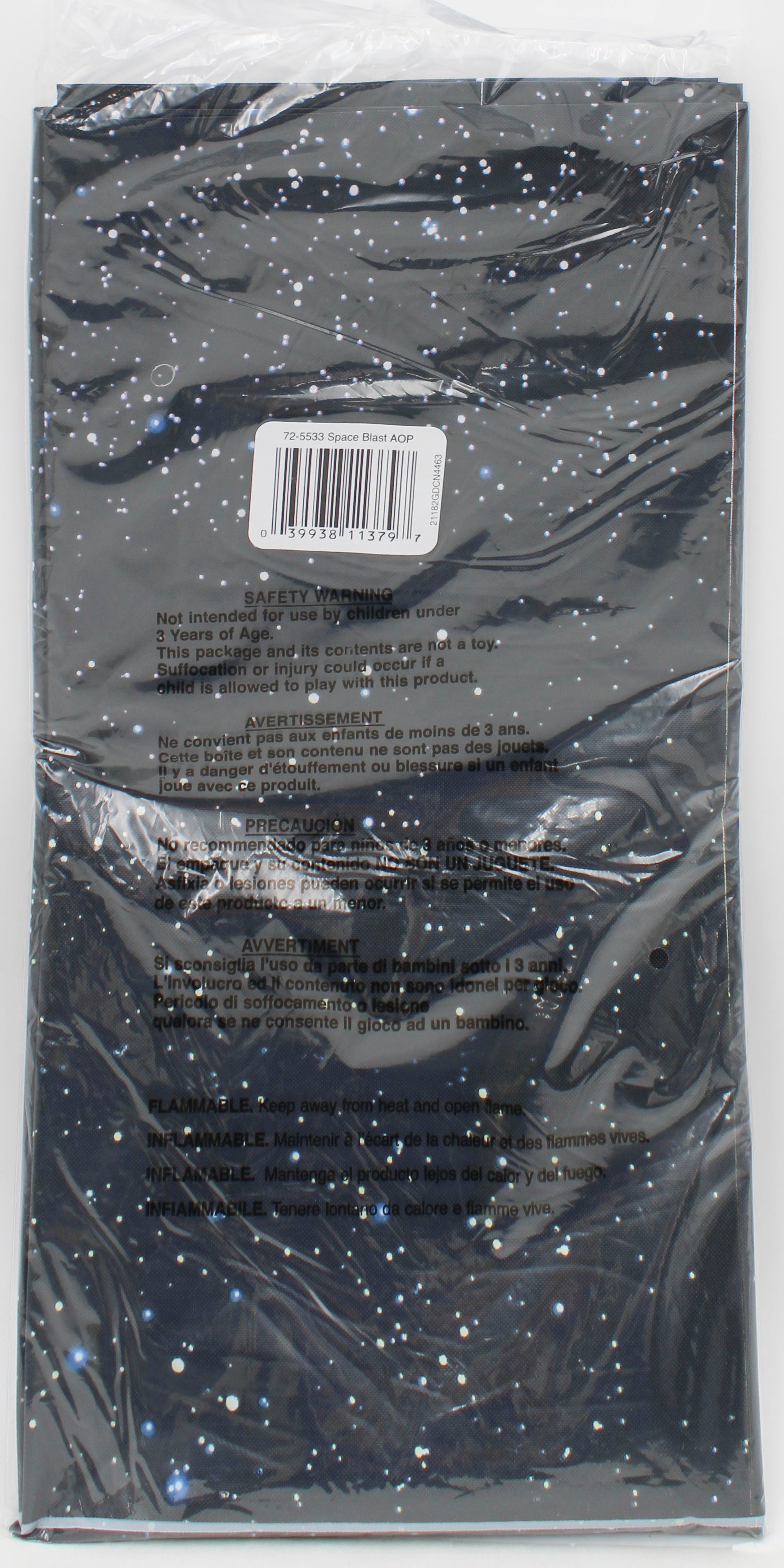 TABLE COVER 1CT 54" X 108" SPACE BLS