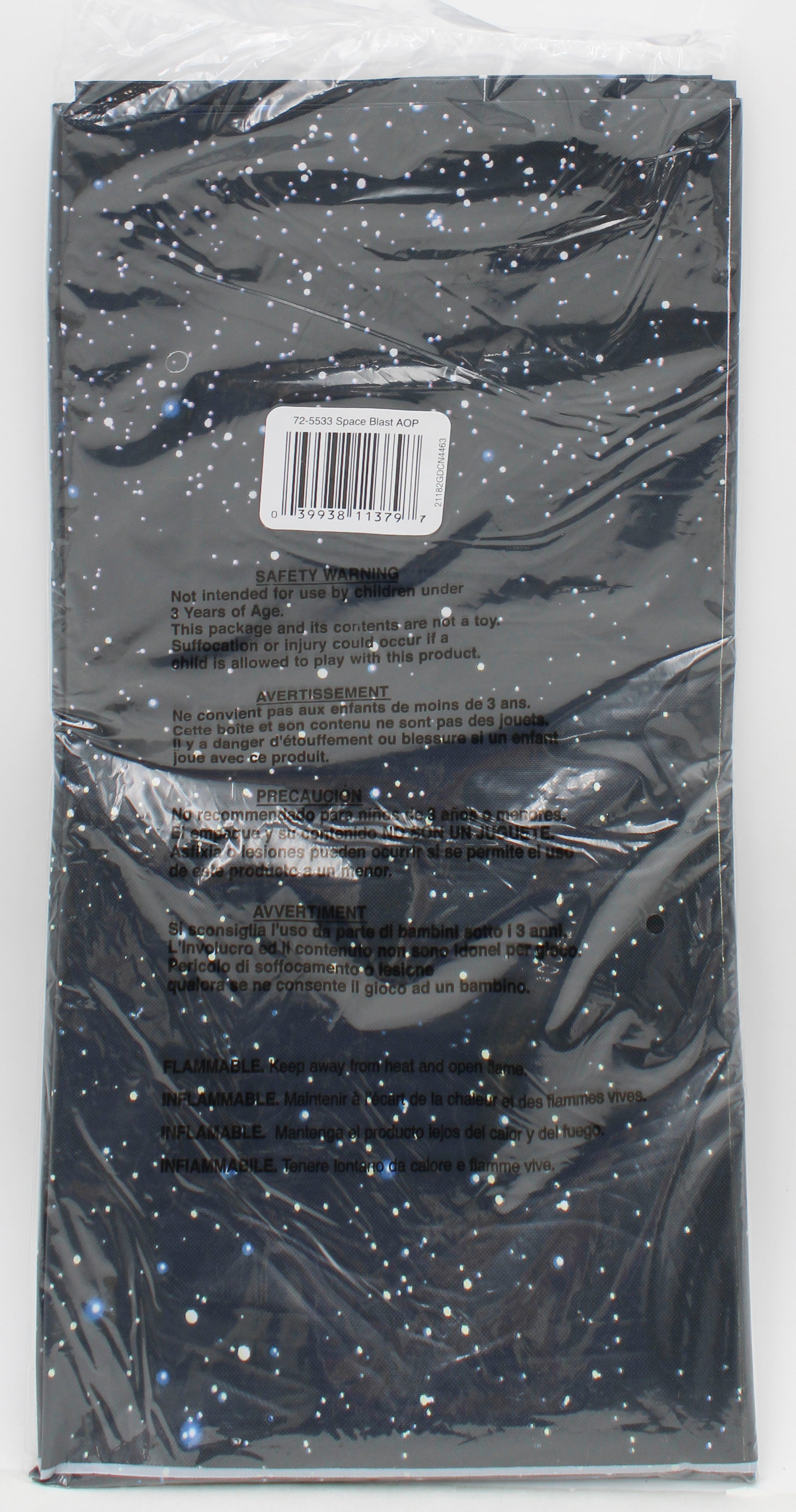 TABLE COVER 1CT 54" X 108" SPACE BLS