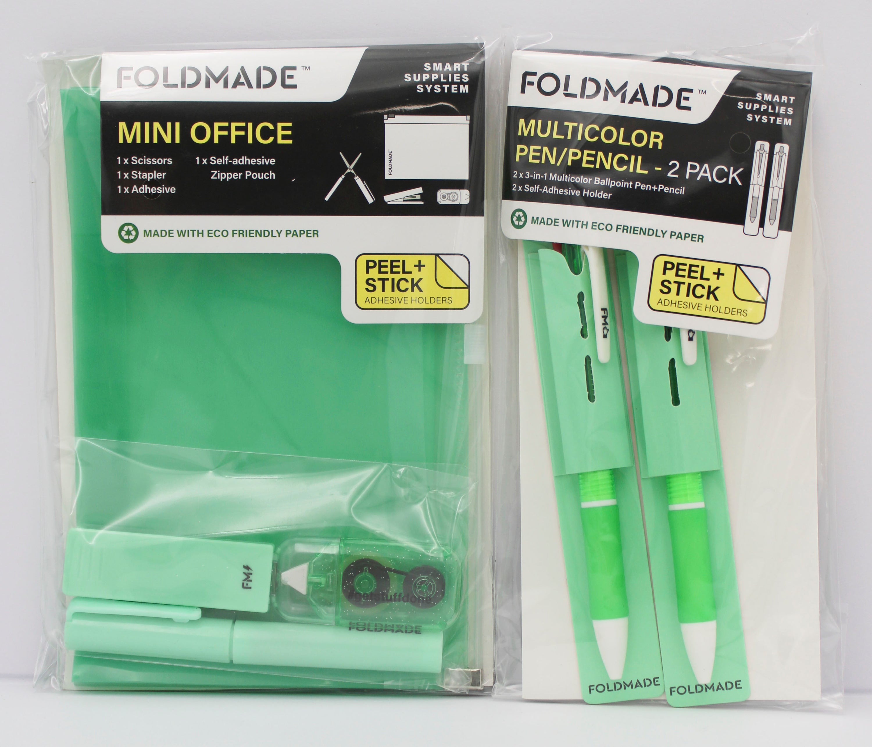 OFFICE ACCESSORY 2pc SET GREEN