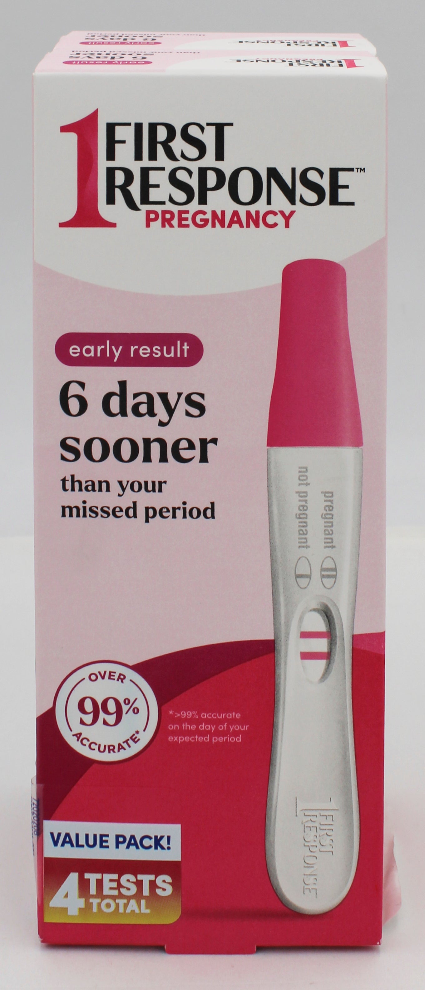 FIRST RESPONSE 4ct EARLY RESULT PREGNANCY TEST EXP 5/2027