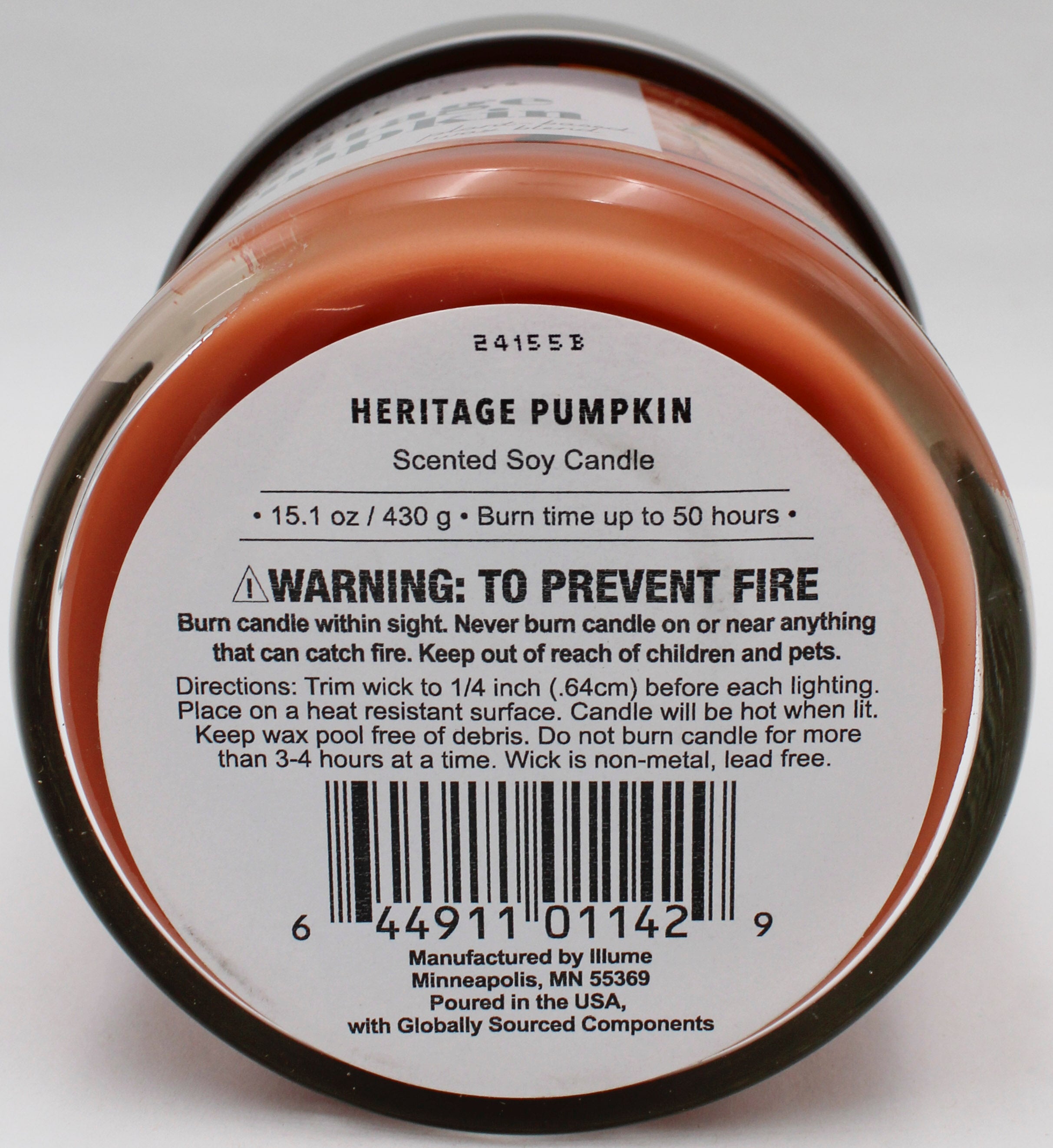 SIGNATURE SOY JAR CANDLE HERITAGE PUMPKIN 15.1oz