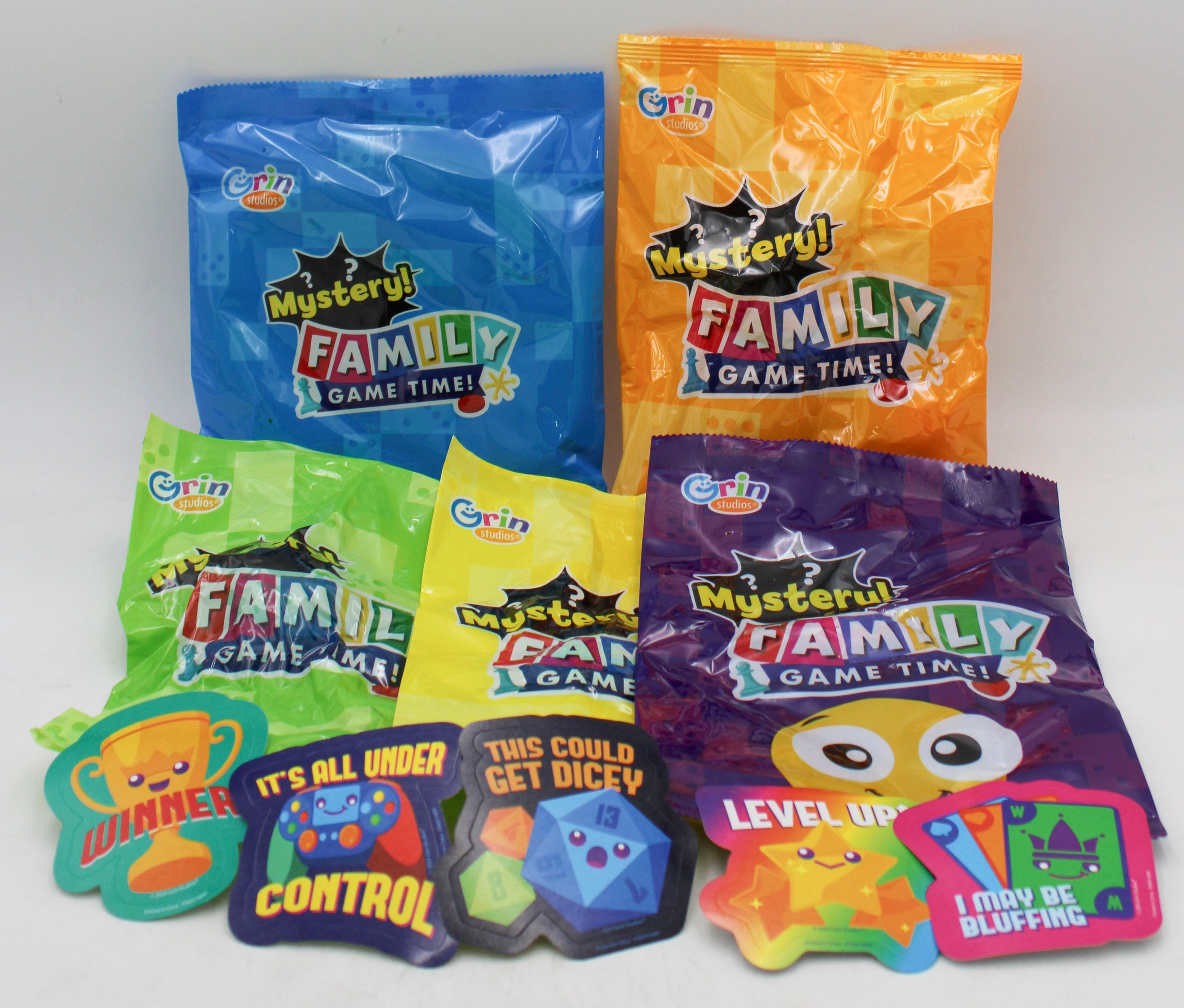 10 FUN FAMILY GAME TIME SUPRISES IN BOX 5.5in x 5.5in x 7in