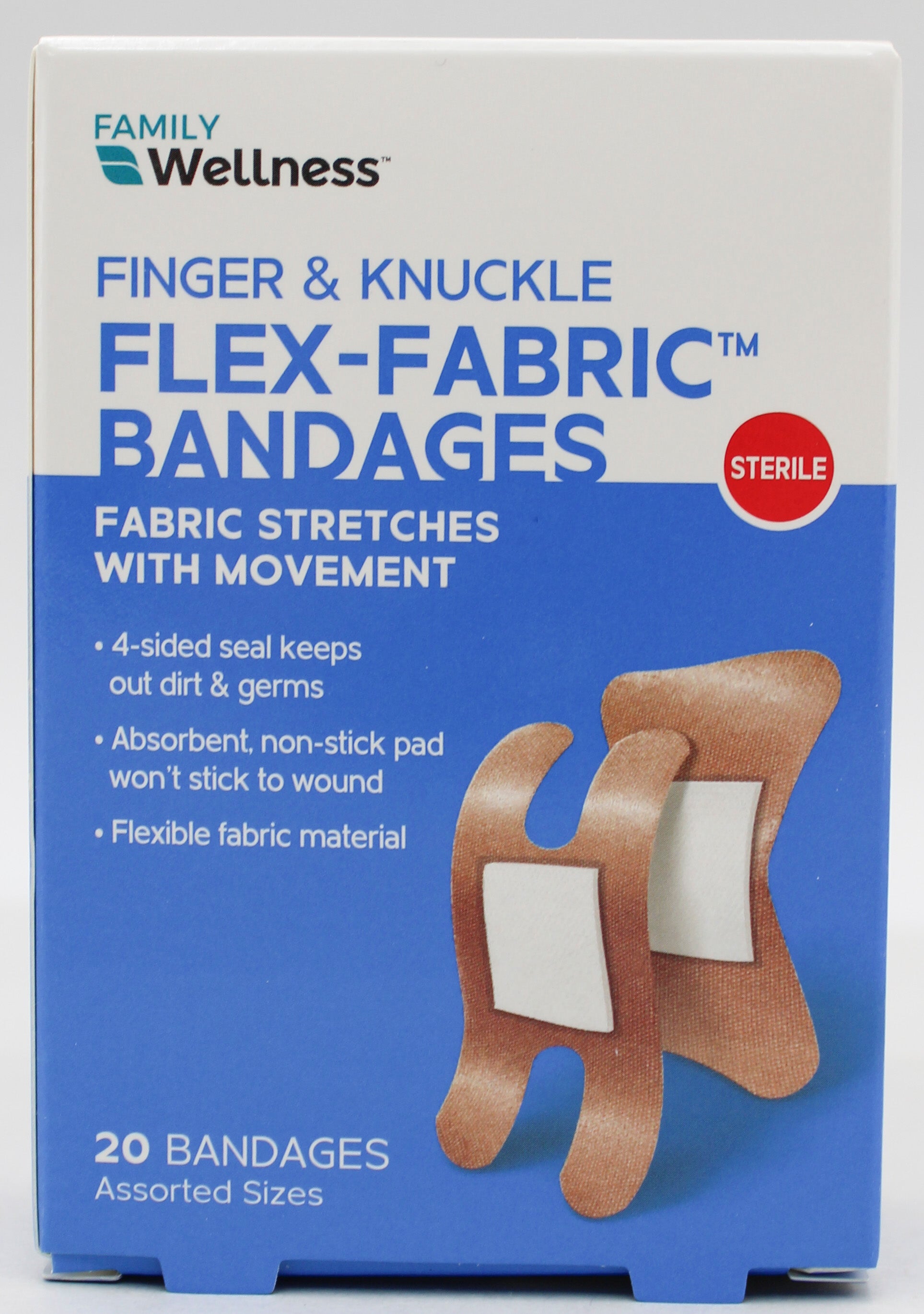 BANDAGES FINGER AND KNUCKLE 20CT