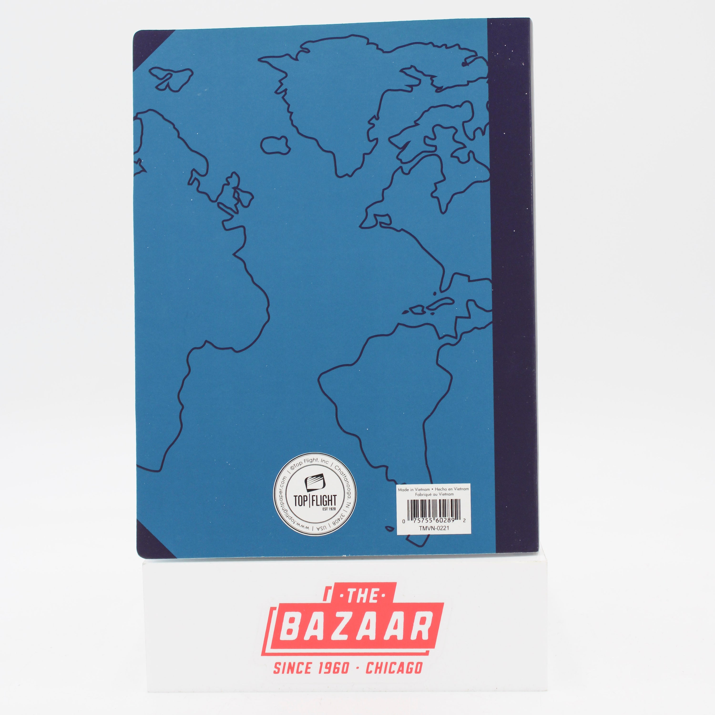 TOP FLIGHT WANDERLUST EMBOSSED JOURNAL 6" x 8"