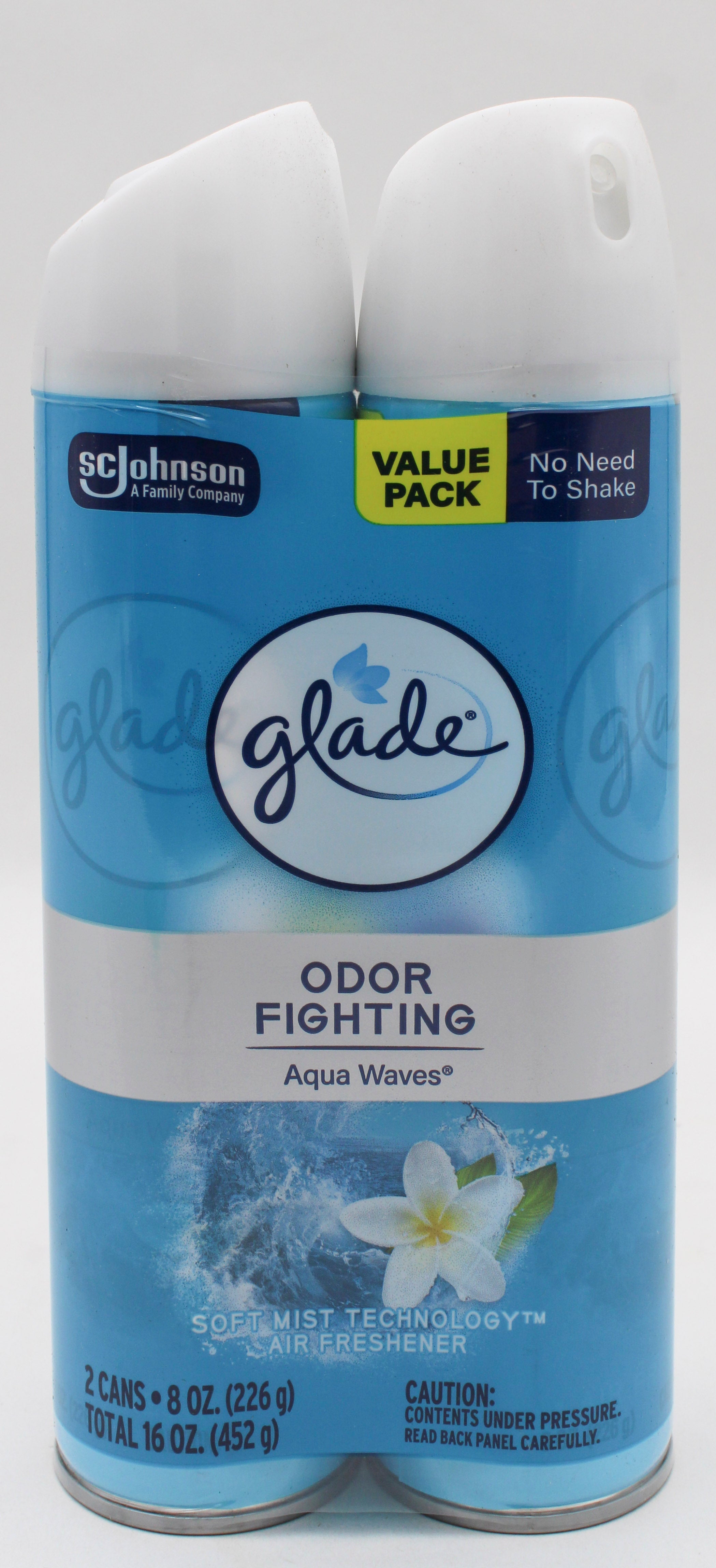 GLADE AEROSOL SPRAY AQUA WAVES 2ct 8oz US