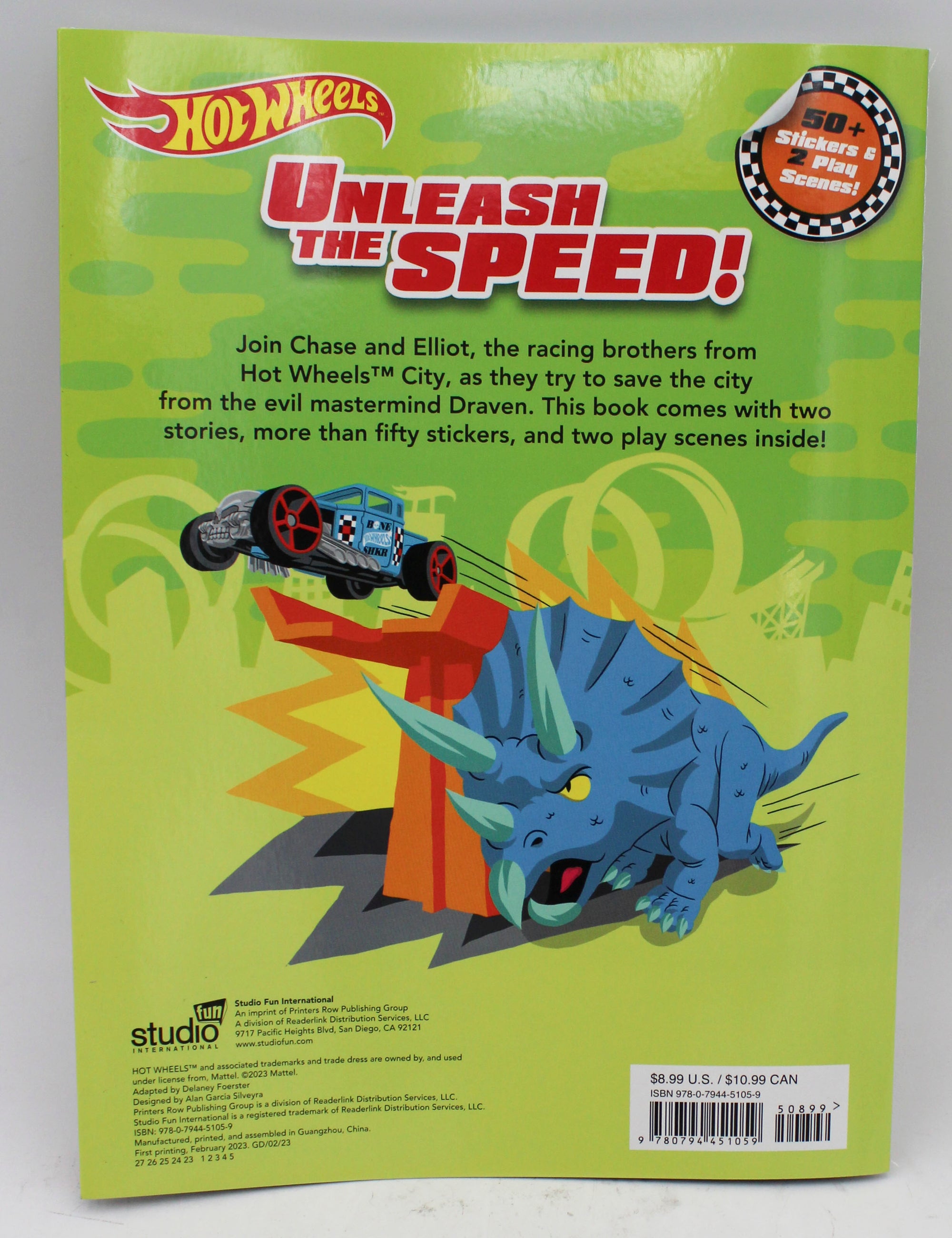 HOT WHEELS: UNLEASH THE SPEED STICKER BOOK 24pg