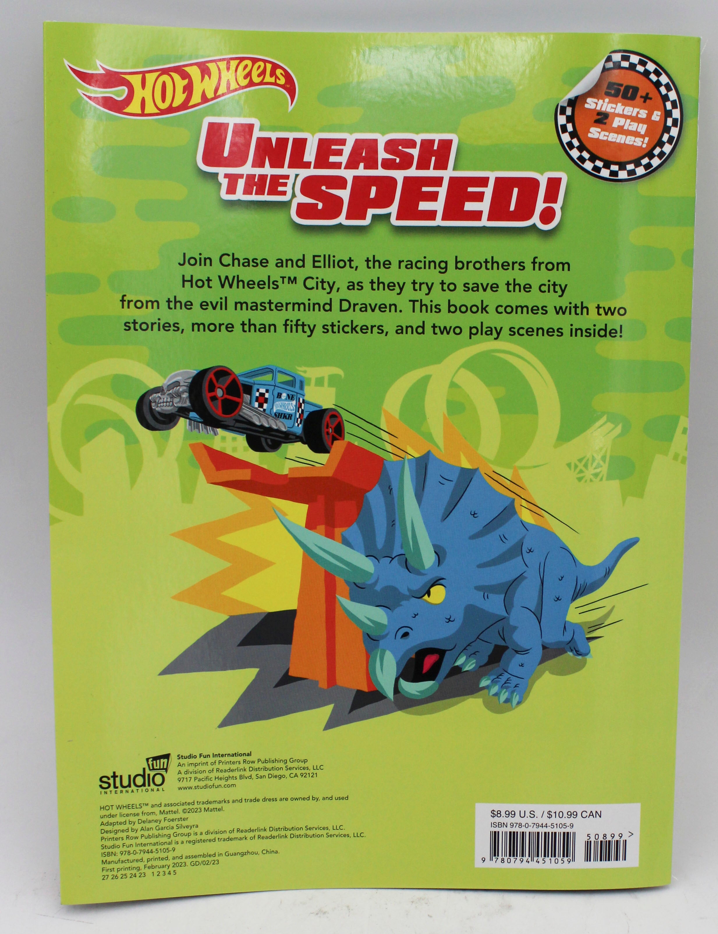 HOT WHEELS: UNLEASH THE SPEED STICKER BOOK 24pg