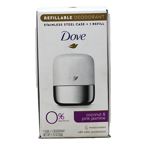 DOVE DS CCNT+PNK JASMINE STARTER KIT 1.13oz/1 CASE+1 REFILL EXP 3/24
