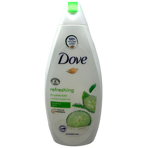 DOVE BODYWSH 500ML-CUCMBR/GRN TEA