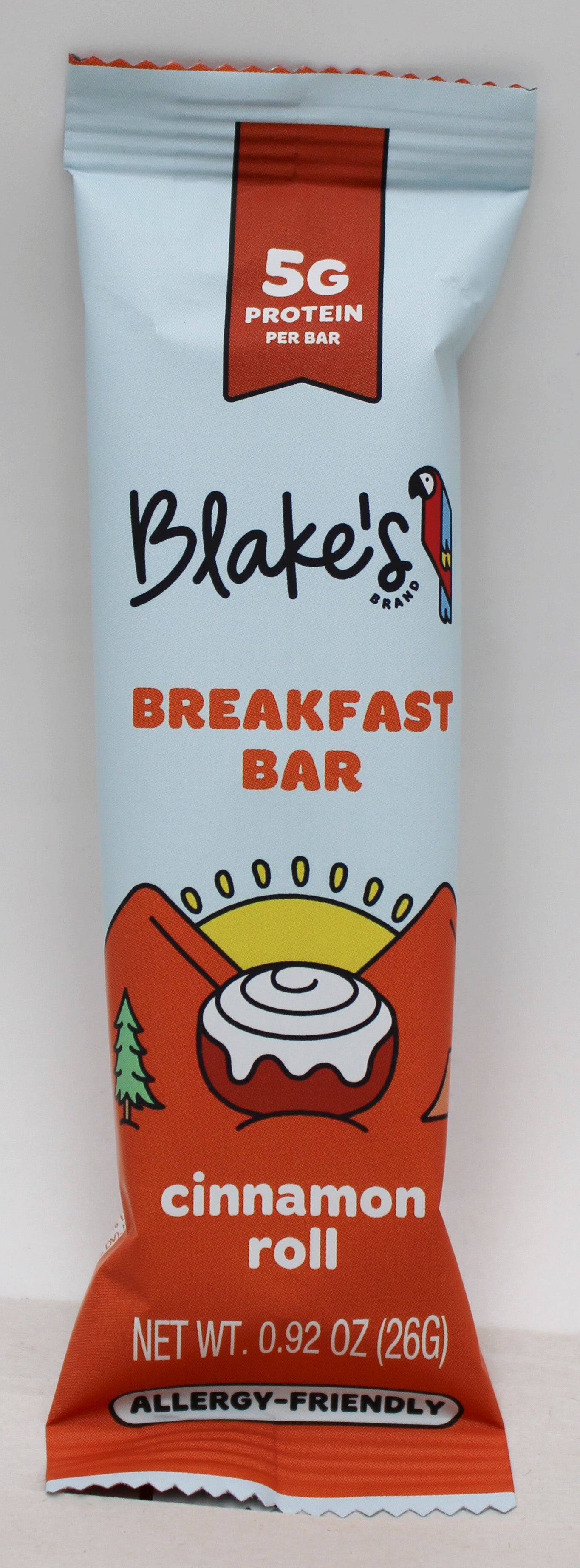 BLAKE'S BREAKFAST BARS PROTEIN CINNAMON ROLL 5ct 4.6 Oz