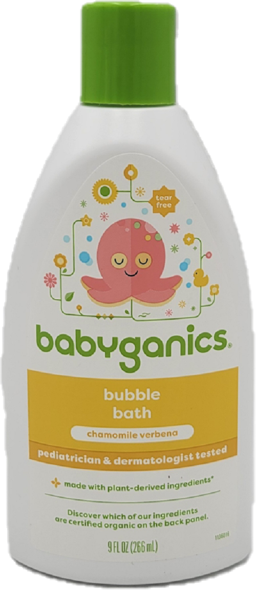 BABYGANICS BUBBLE BATH CHAMOMILE VERBENA 9floz US