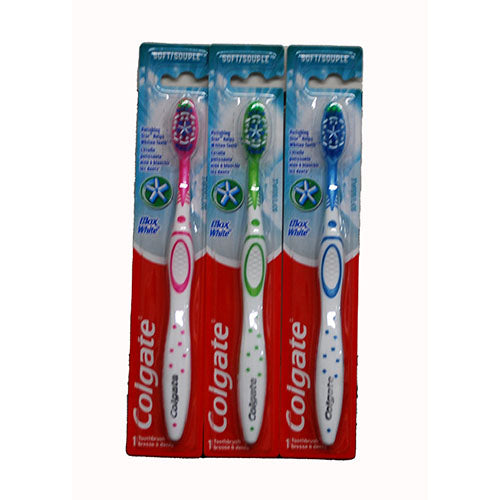 COLGATE TOOTHBRUSH 1PK ASST COLORS SOFT NI
