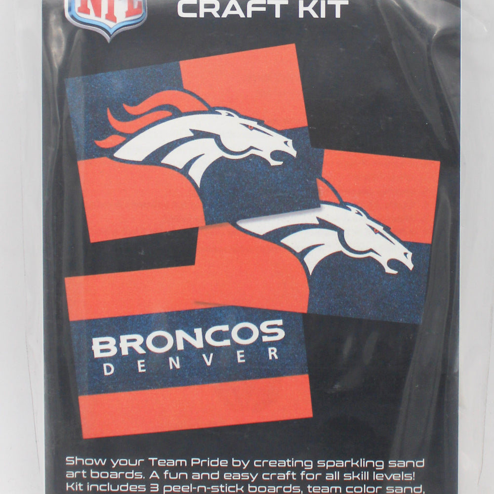 NFL DENVER BRONCOS SAND ART CRAFT KIT