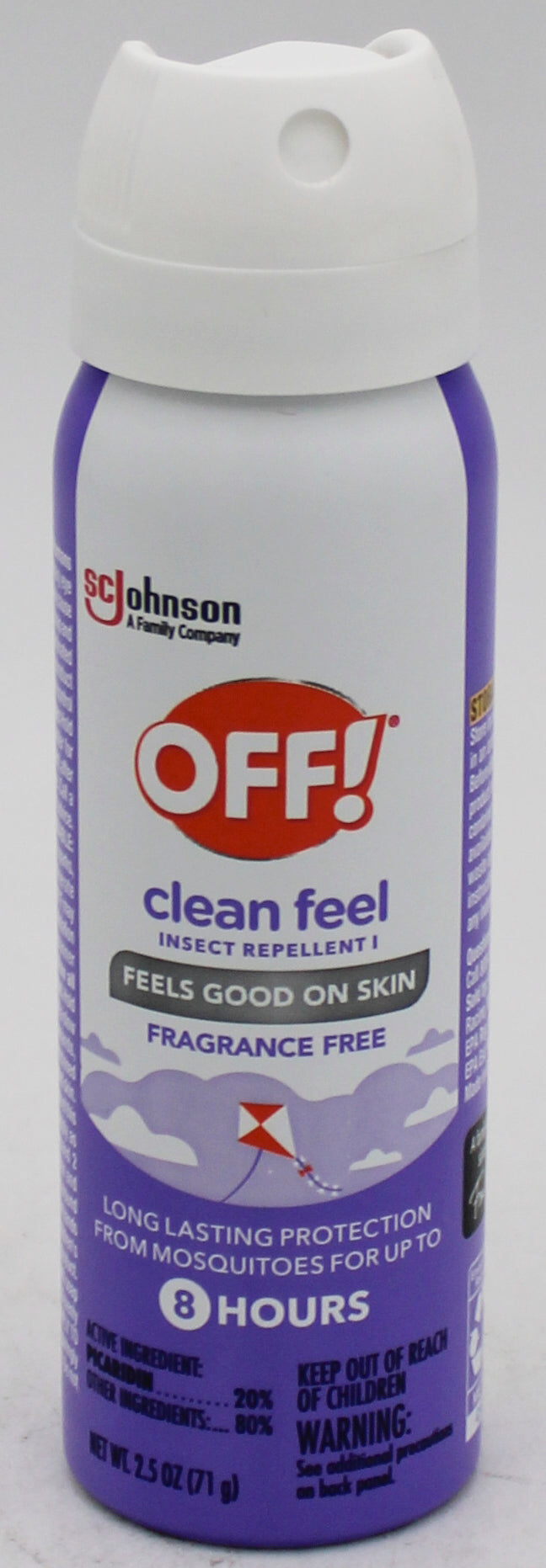 SP OFF CLEAN FEEL INSECT REPELLENT 2.5oz FRAGANCE FREE