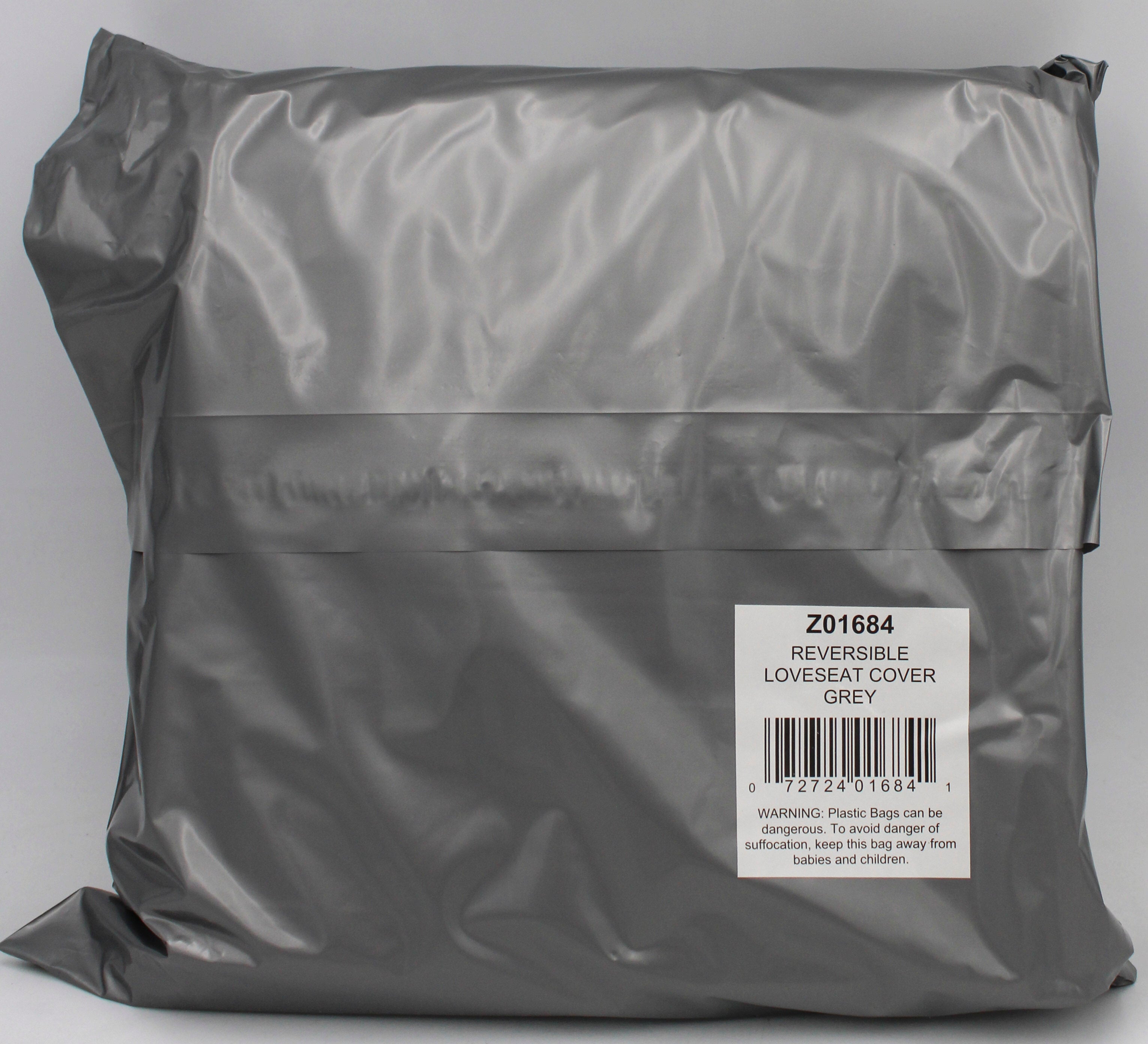 REVERSIBLE LOVESEAT COVER GREY 54"