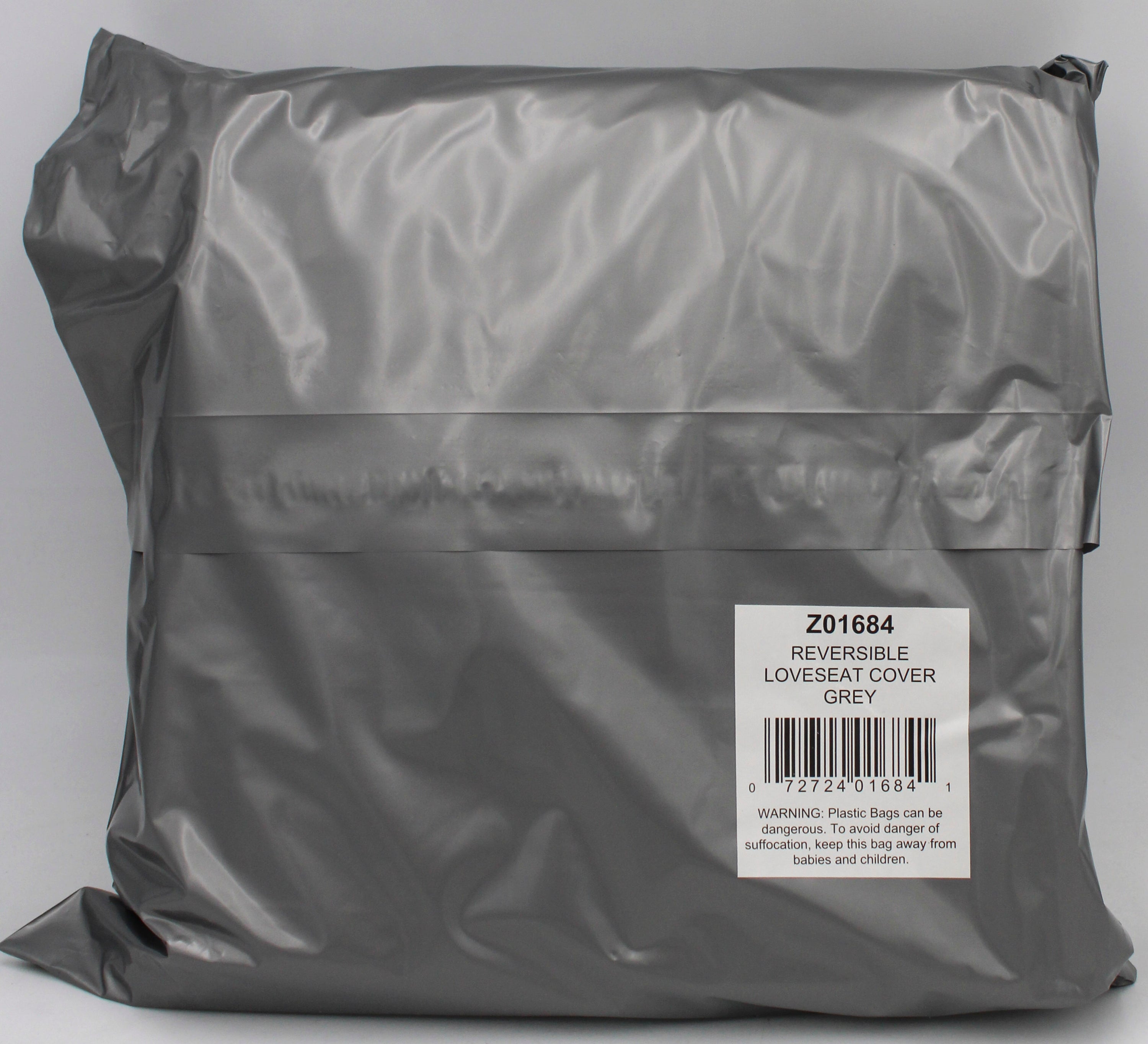 REVERSIBLE LOVESEAT COVER GREY 54"