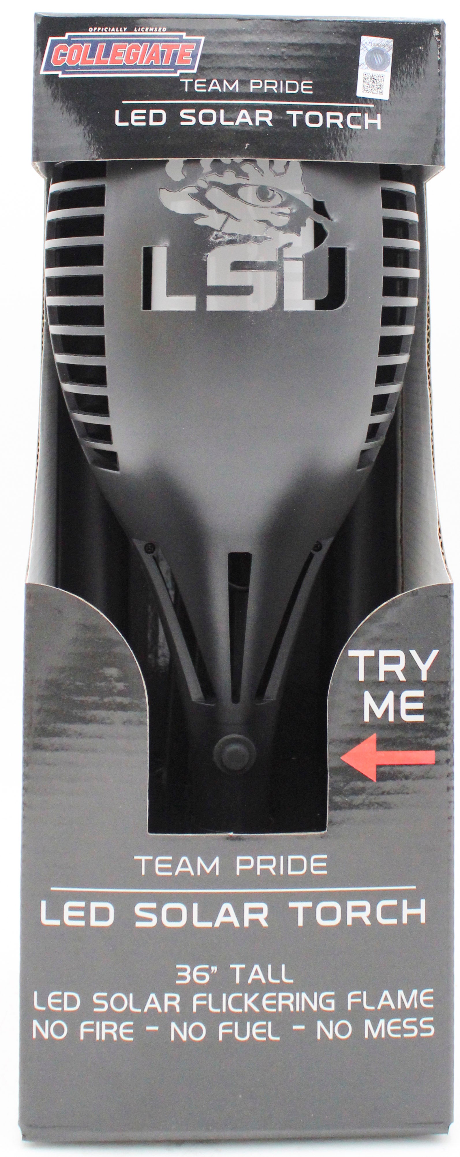 LSU TIGERS LED SOLAR TORCH  36"