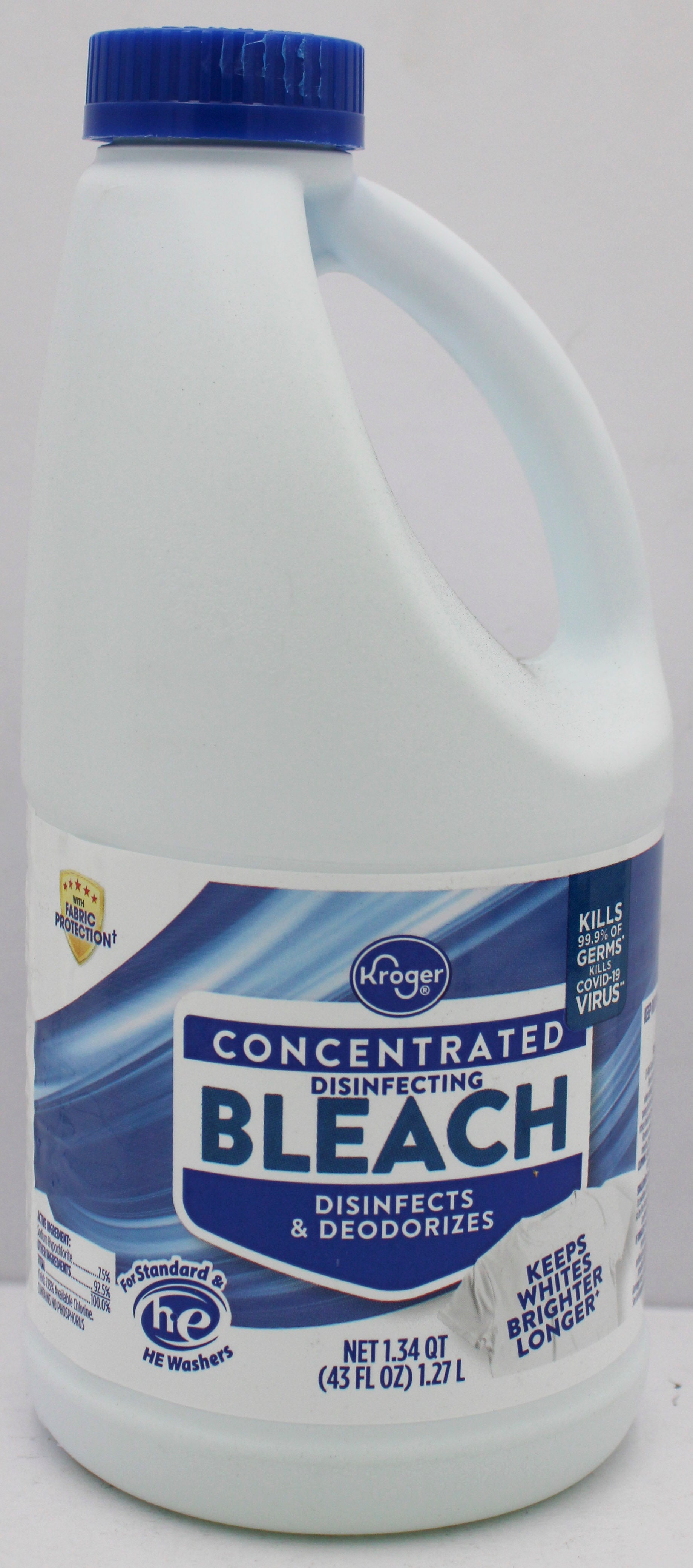 43oz KROGER CONCENTRATED BLEACH