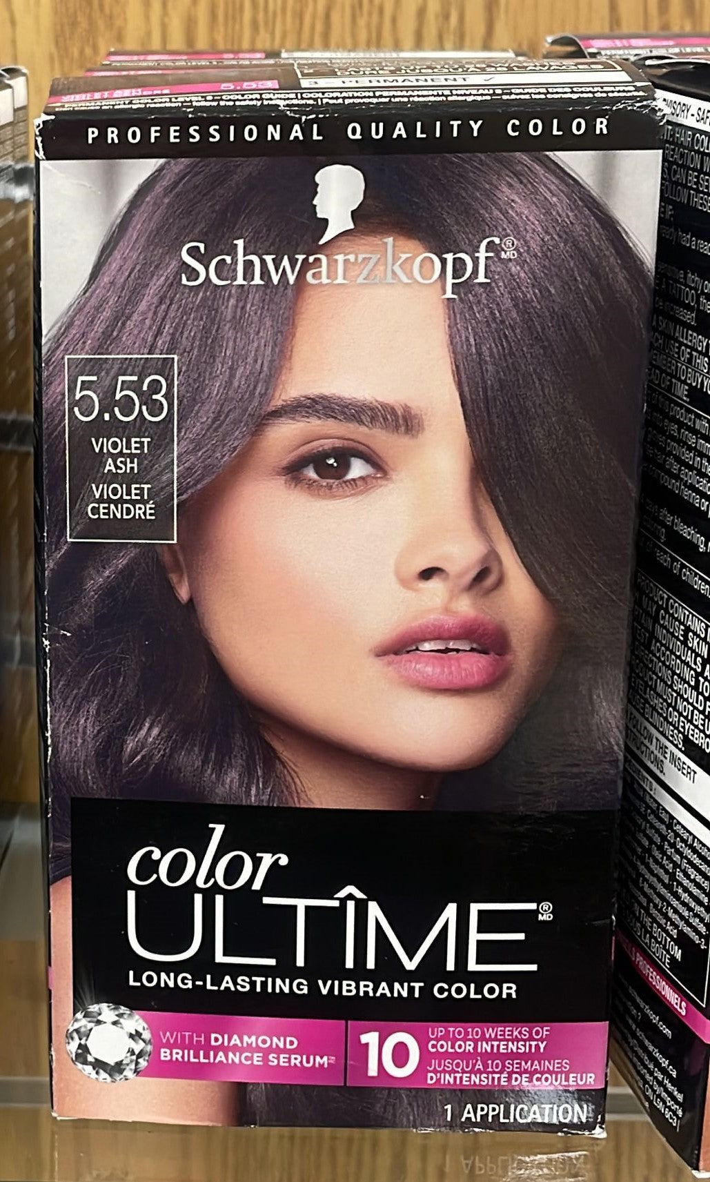 SP SCHWARZKOPF HAIR COLOR ULTIME - VIOLET ASH 1APPLICATION (AMAZON UPC)