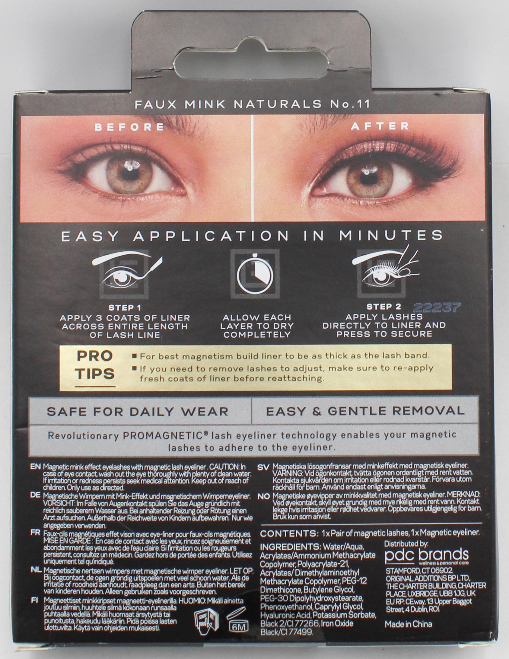 SP EYLURE PRO MAGNETIC MANETIC EYELINER & LASH SYSTEM