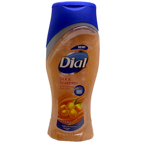 DIAL BODY WASH 12oz-SILK/SEABERRY