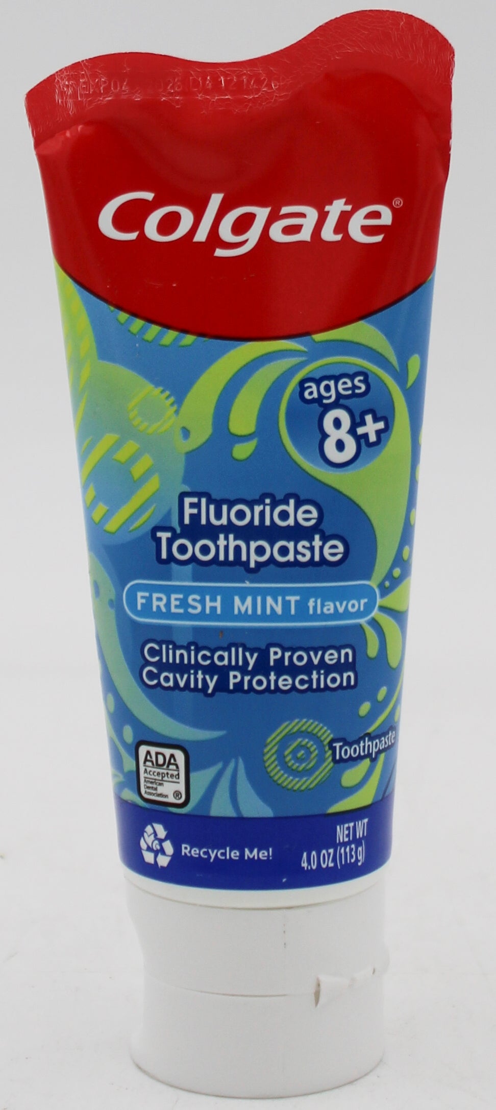 COLGATE KIDS/TWEEN TOOTHPASTE FRESH MINT 4oz NI