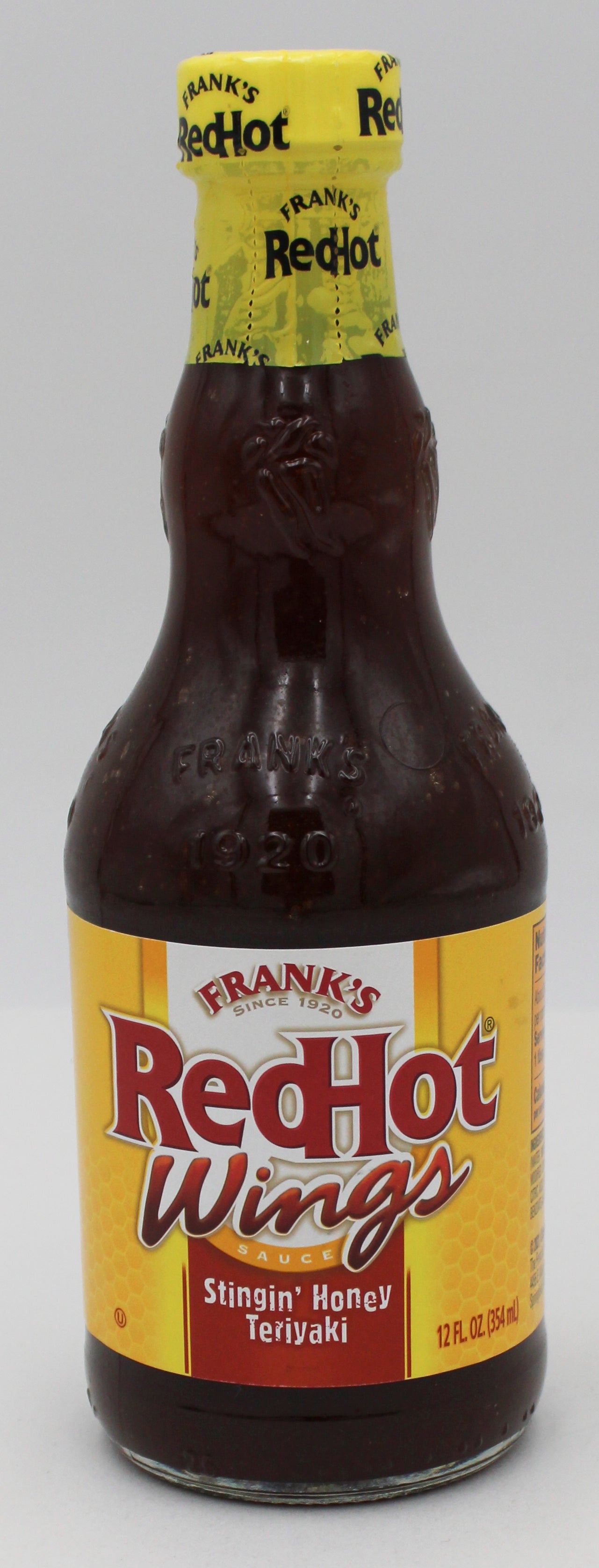 FRANKS REDHOT STINGIN HONEY TERIYAKI WING SAUCE 12 FL Oz BB 12/11/26