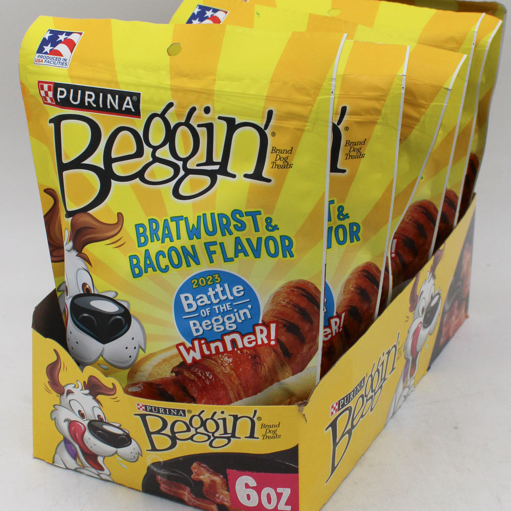 BEGGIN' BRATWURST & BACON 6oz. BEST BY 5/31/26 NI