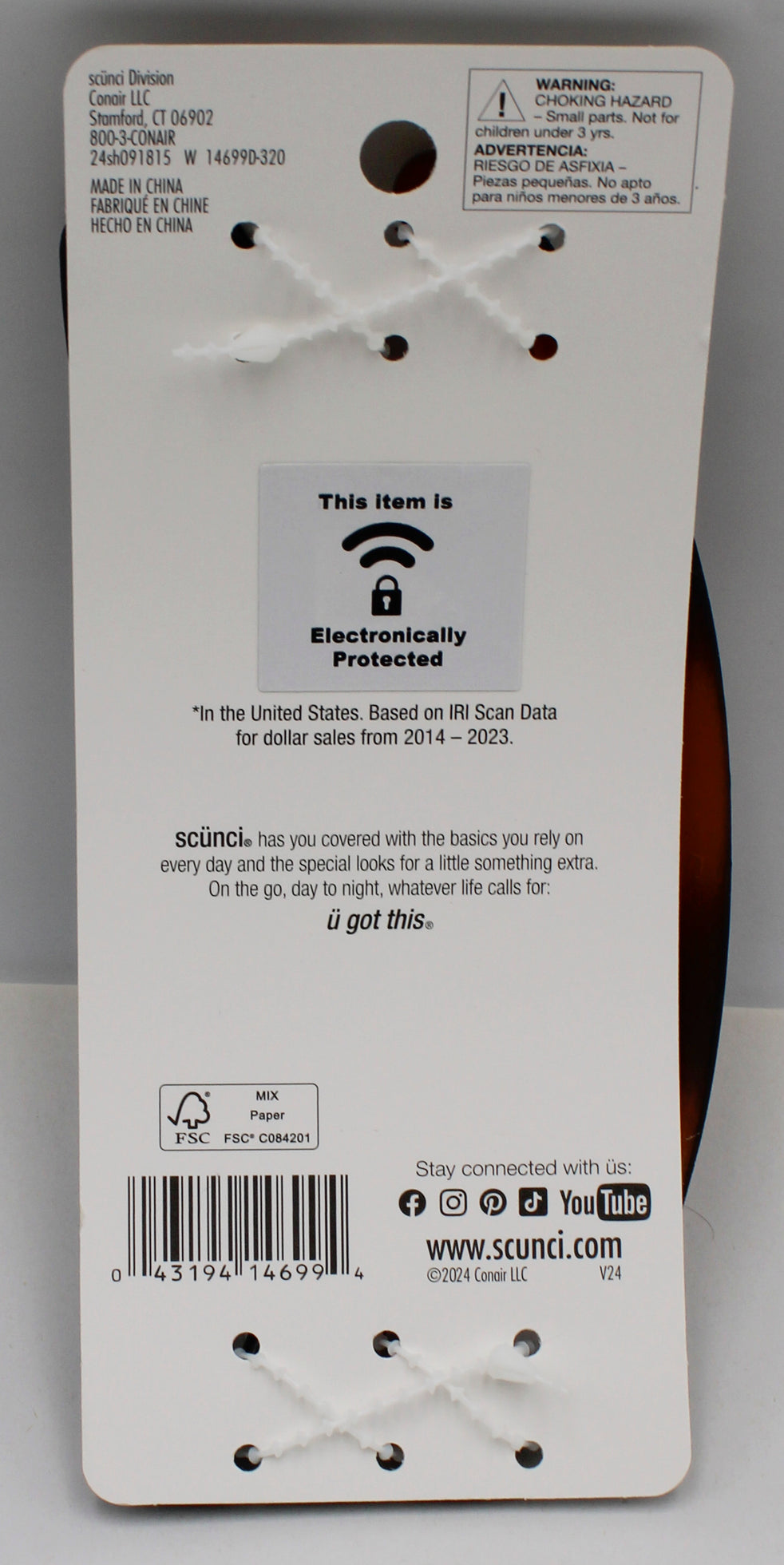 CONAIR FLAT BANANA COMBS 3ct NI