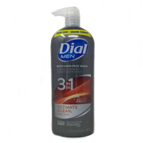 DIAL MEN 3-IN-1 WASH 35OZ-FRESH WATER