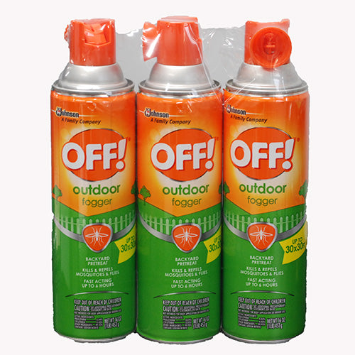 SP OFF BCKYRD 16oz/3PK-PRETREAT OUTDOOR FOGGER (SHRINK WRAPPED)