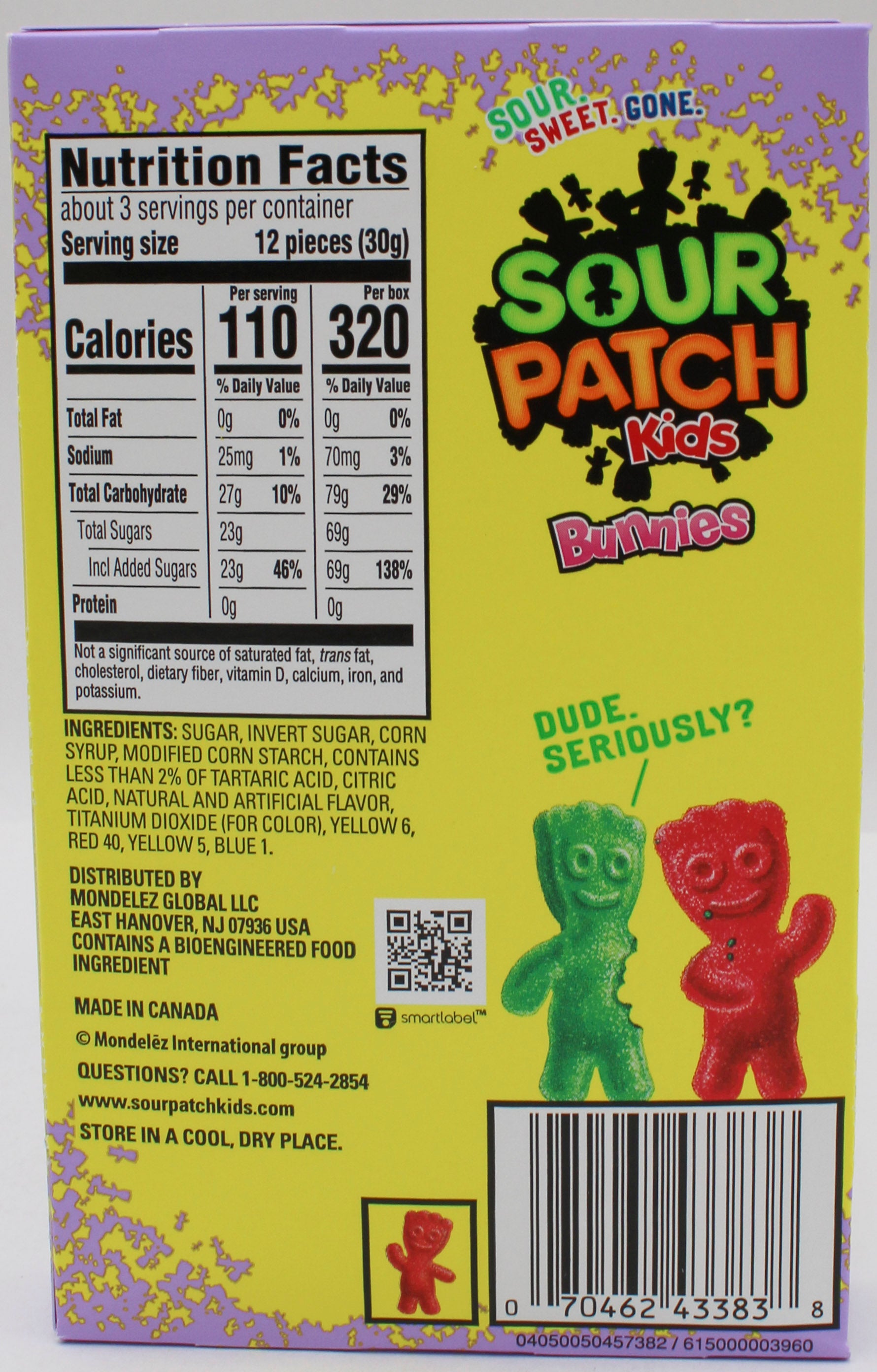 SOUR PATCH KIDS BUNNIES THEATRE BOX 3.1 Oz BB 11/7/26